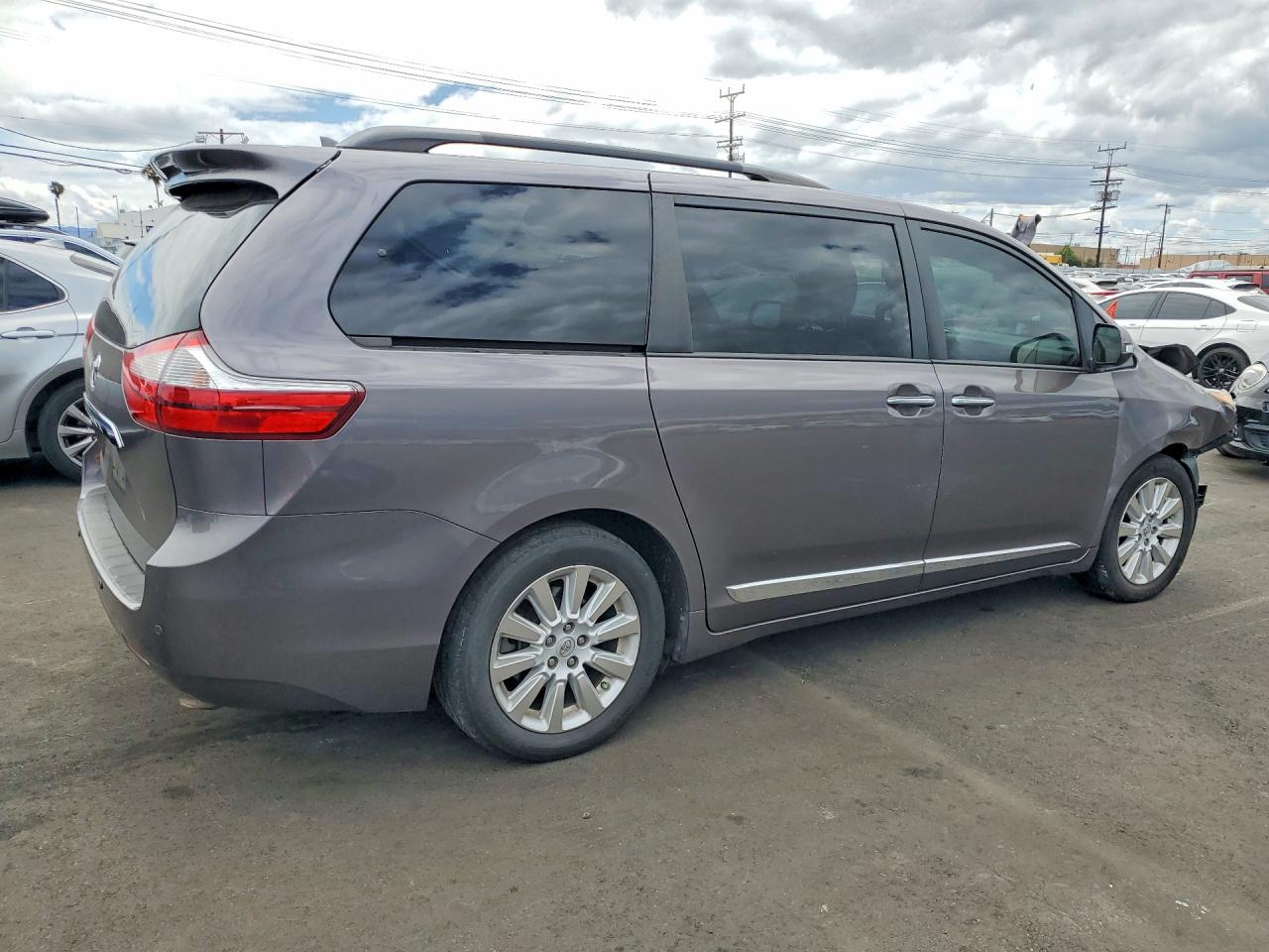 2015 Toyota Sienna Limited Premium 7-passenger Charcoal vin: 5TDYK3DC5FS578216