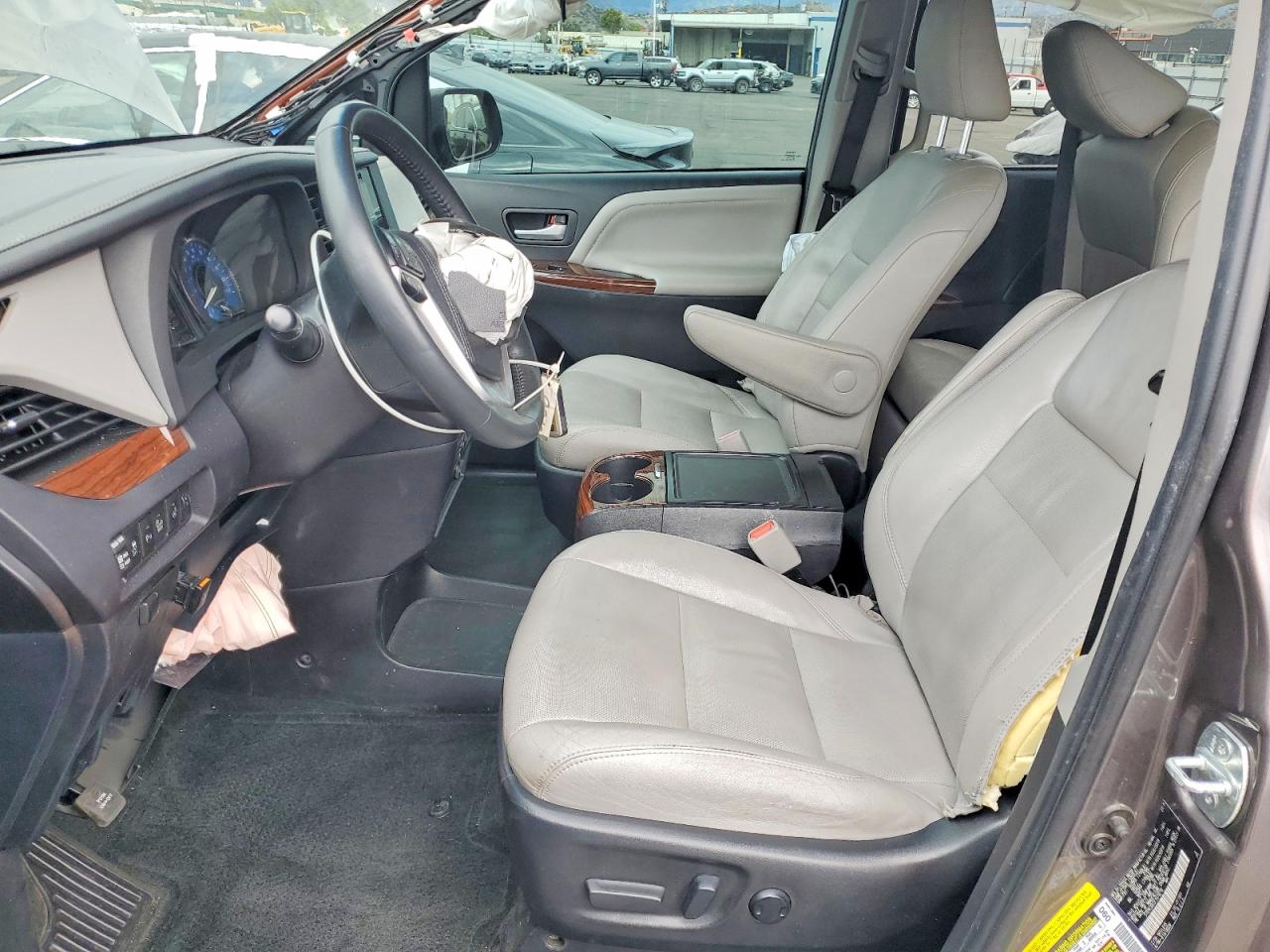 2015 Toyota Sienna Limited Premium 7-passenger Charcoal vin: 5TDYK3DC5FS578216