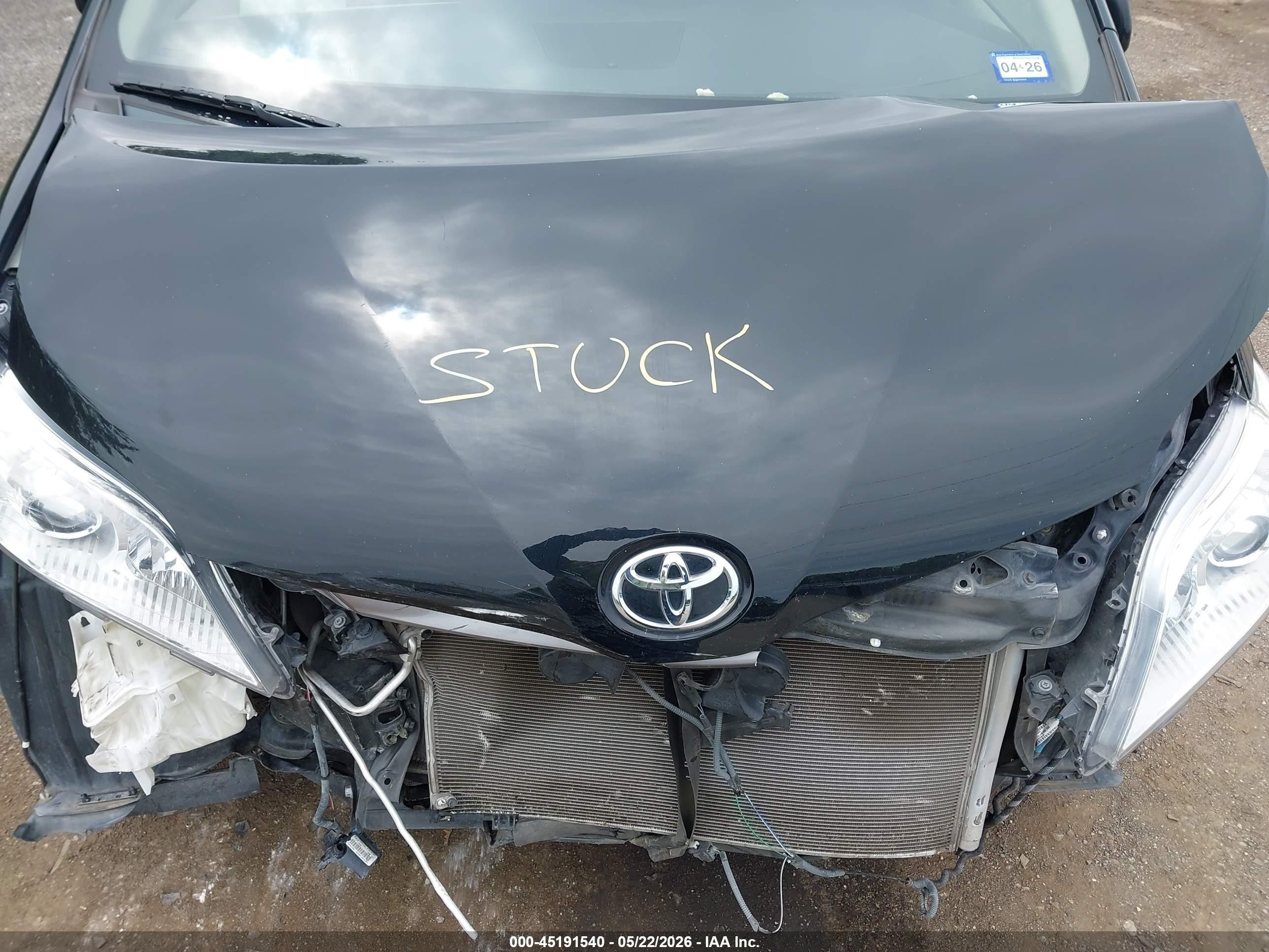 2015 Toyota Sienna Xle 8 Passenger Black vin: 5TDYK3DC5FS588051