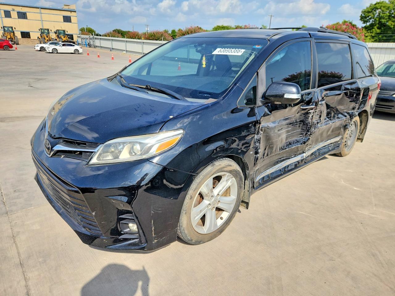 2015 Toyota Sienna Limited Premium 7-passenger Black vin: 5TDYK3DC5FS617984