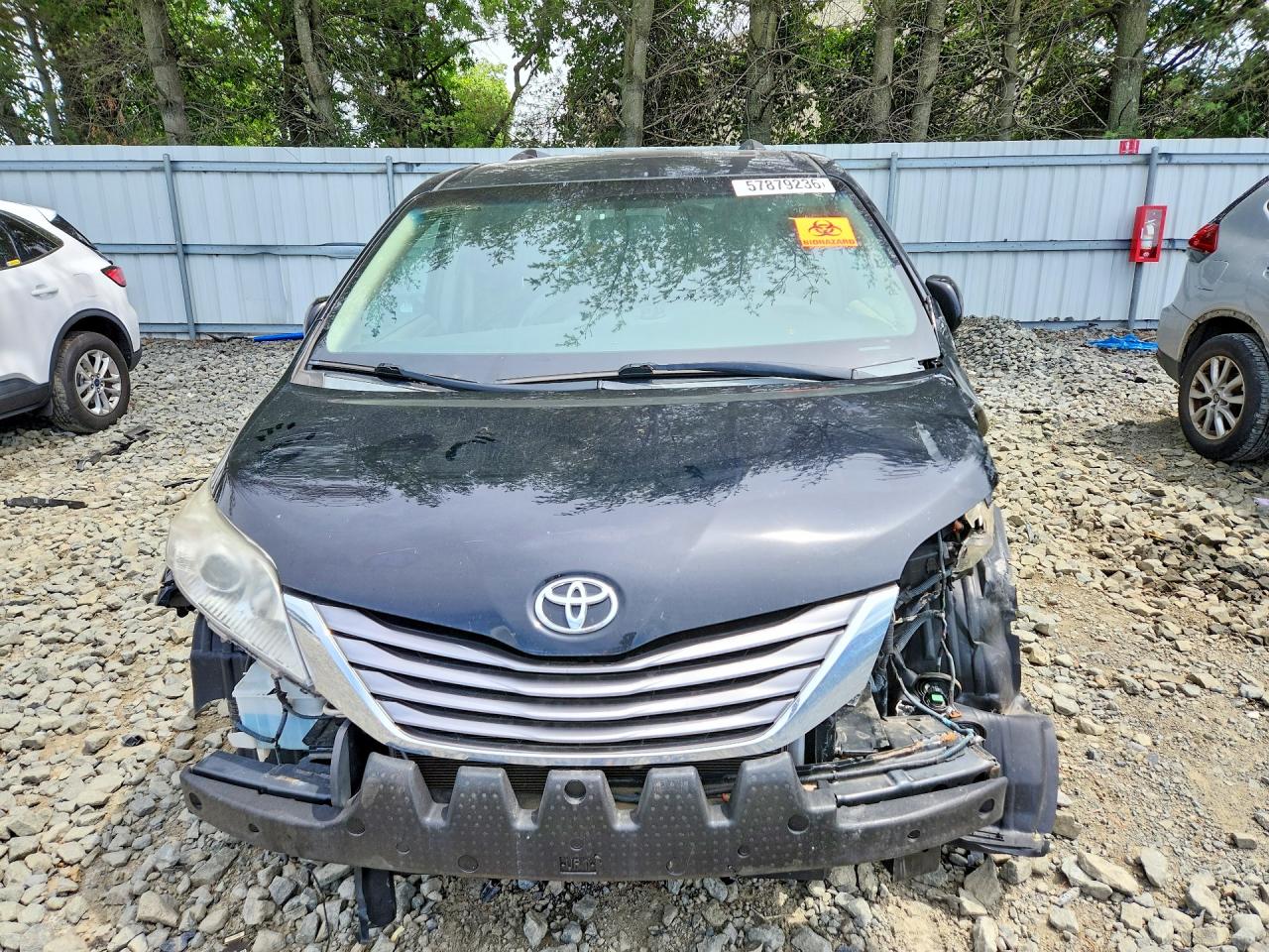 2015 Toyota Sienna Black vin: 5TDYK3DC5FS649835