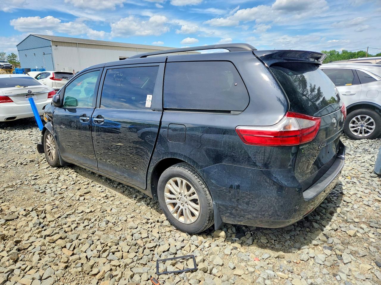 2015 Toyota Sienna Black vin: 5TDYK3DC5FS649835
