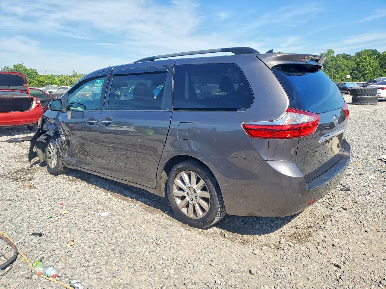 2015 Toyota Sienna Limited Premium 7-passenger Gray vin: 5TDYK3DC5FS666084