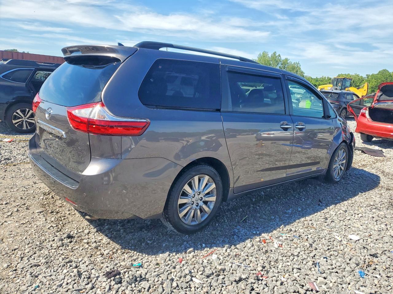 2015 Toyota Sienna Limited Premium 7-passenger Gray vin: 5TDYK3DC5FS666084
