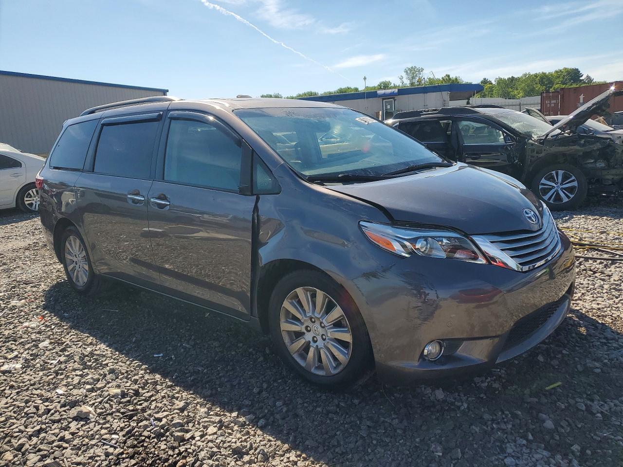 2015 Toyota Sienna Limited Premium 7-passenger Gray vin: 5TDYK3DC5FS666084