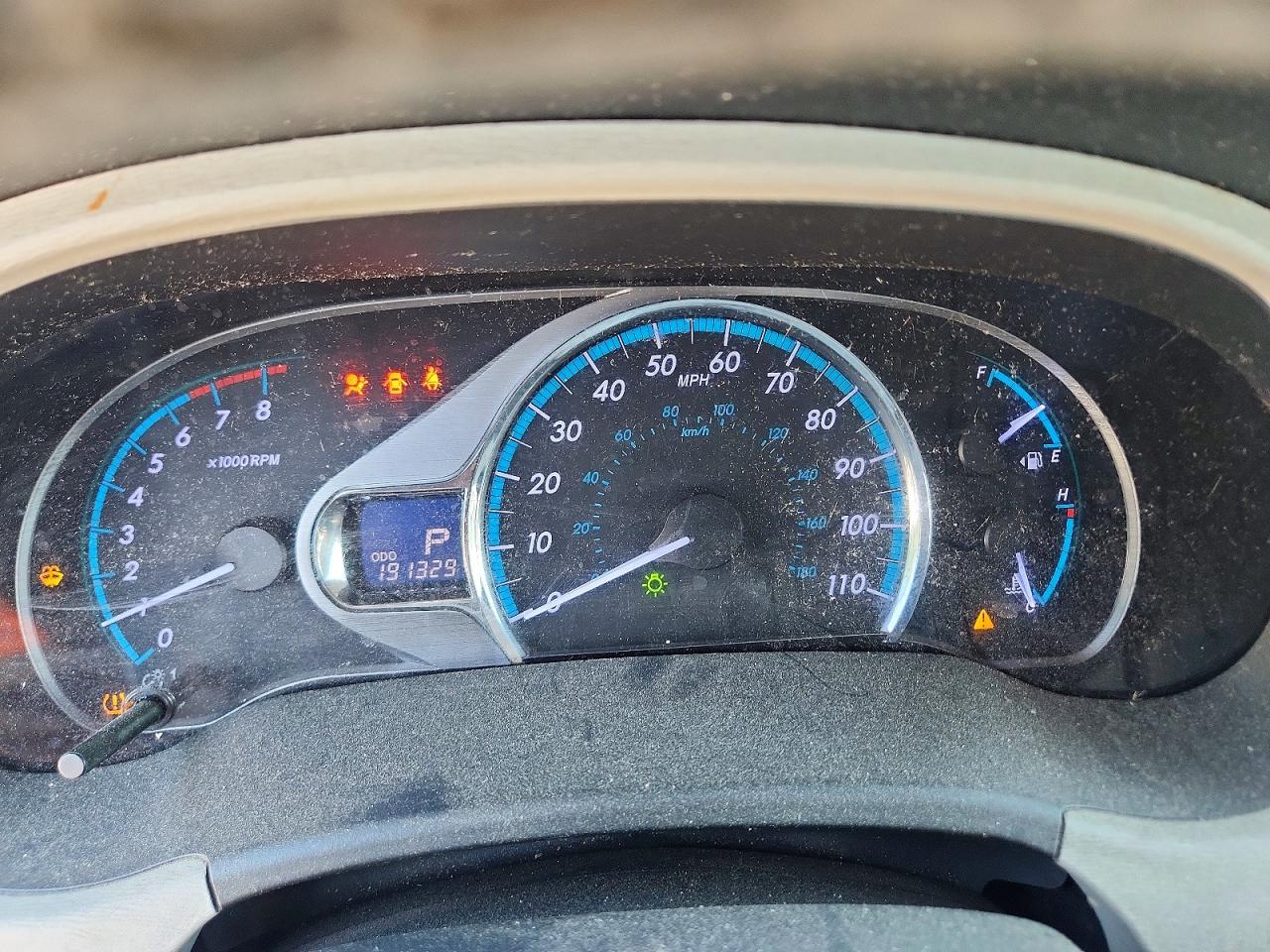 2012 Toyota Sienna Xle 8-passenger Blue vin: 5TDYK3DC6CS272556