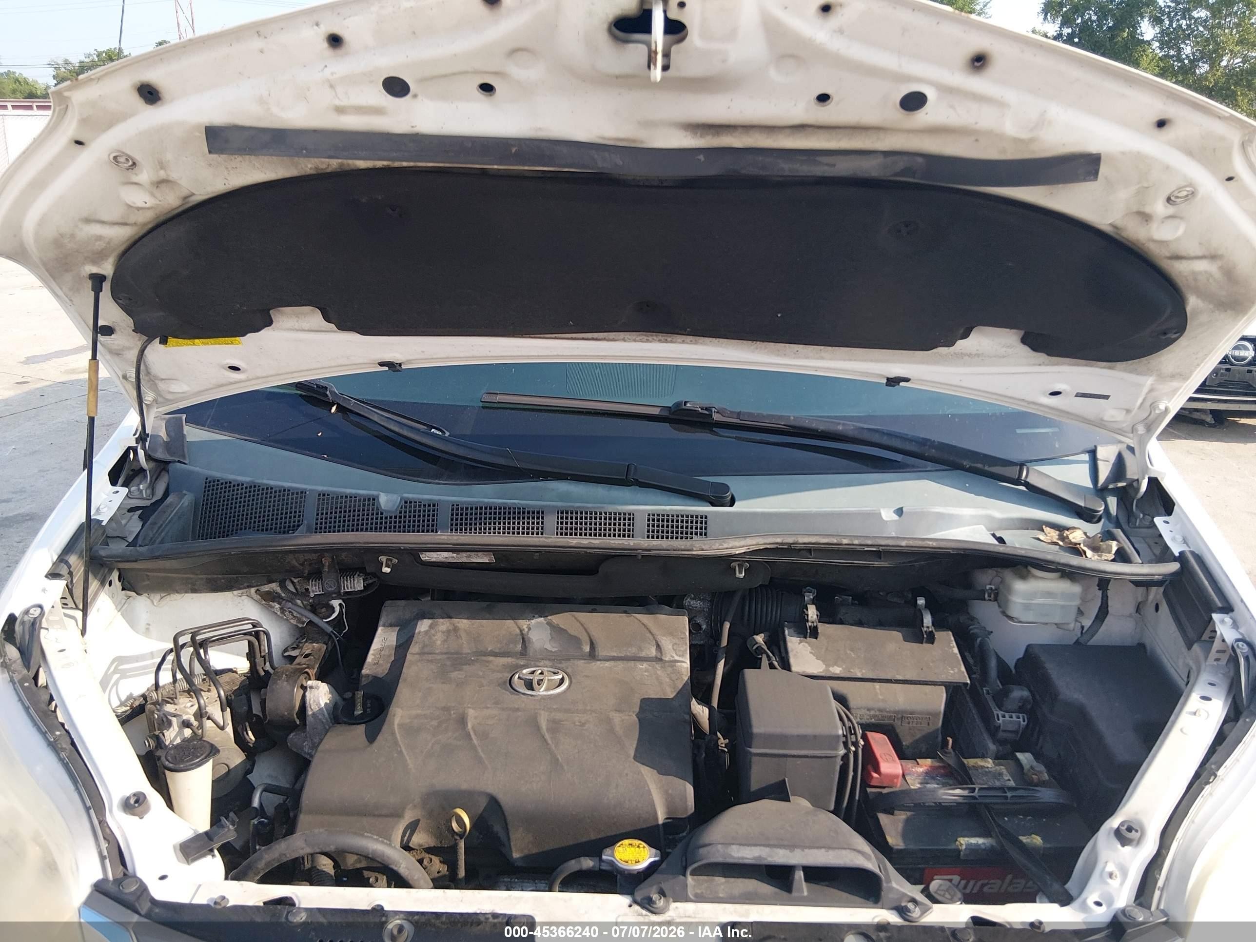 2013 Toyota Sienna Xle/limited White vin: 5TDYK3DC6DS287088