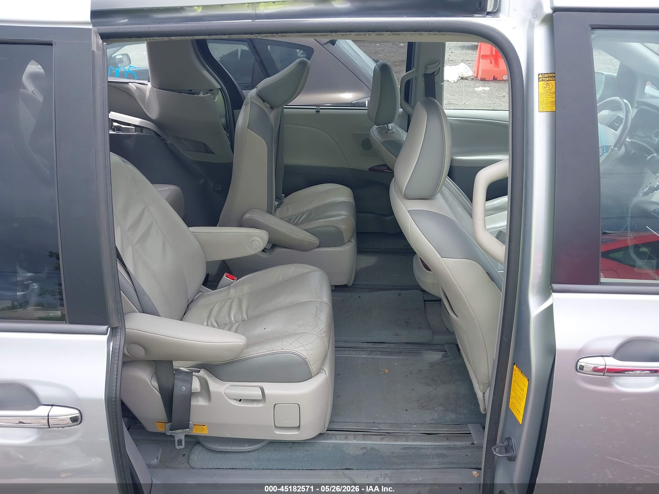 2014 Toyota Sienna Limited V6 7 Passenger Бирюзовый vin: 5TDYK3DC6ES460531