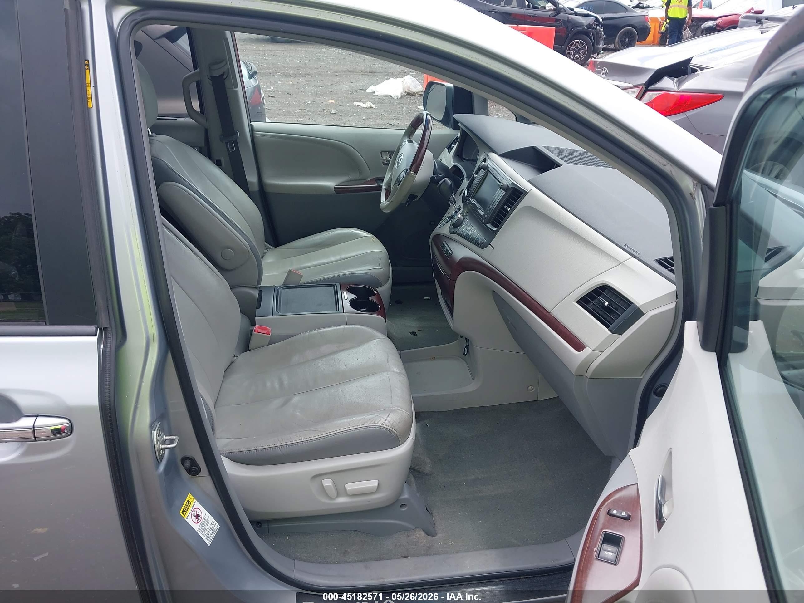 2014 Toyota Sienna Limited V6 7 Passenger Бирюзовый vin: 5TDYK3DC6ES460531