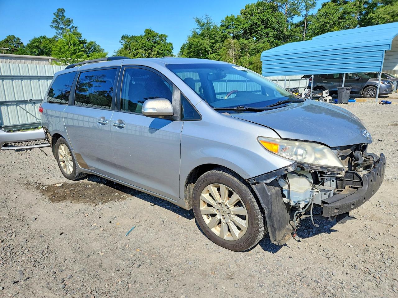 2014 Toyota Sienna Limited 7-passenger Silver vin: 5TDYK3DC6ES493402