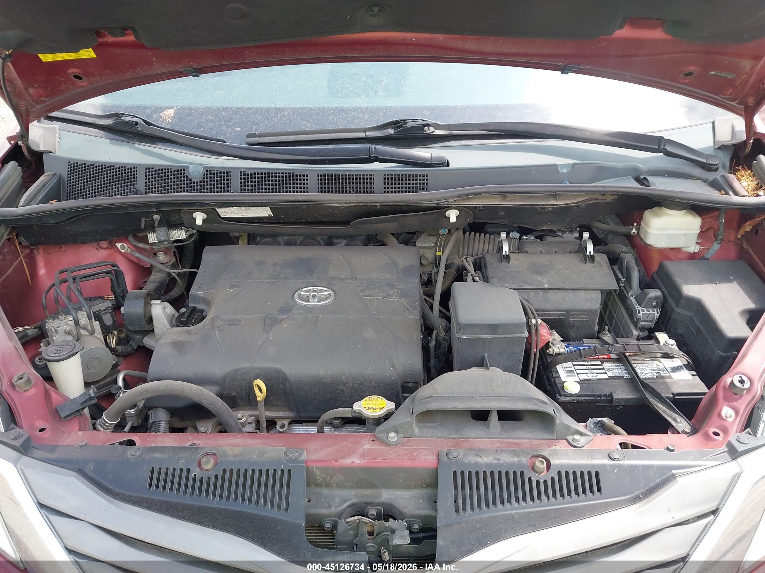 2014 Toyota Sienna Xle V6 8 Passenger Темно-бордовый vin: 5TDYK3DC6ES507766