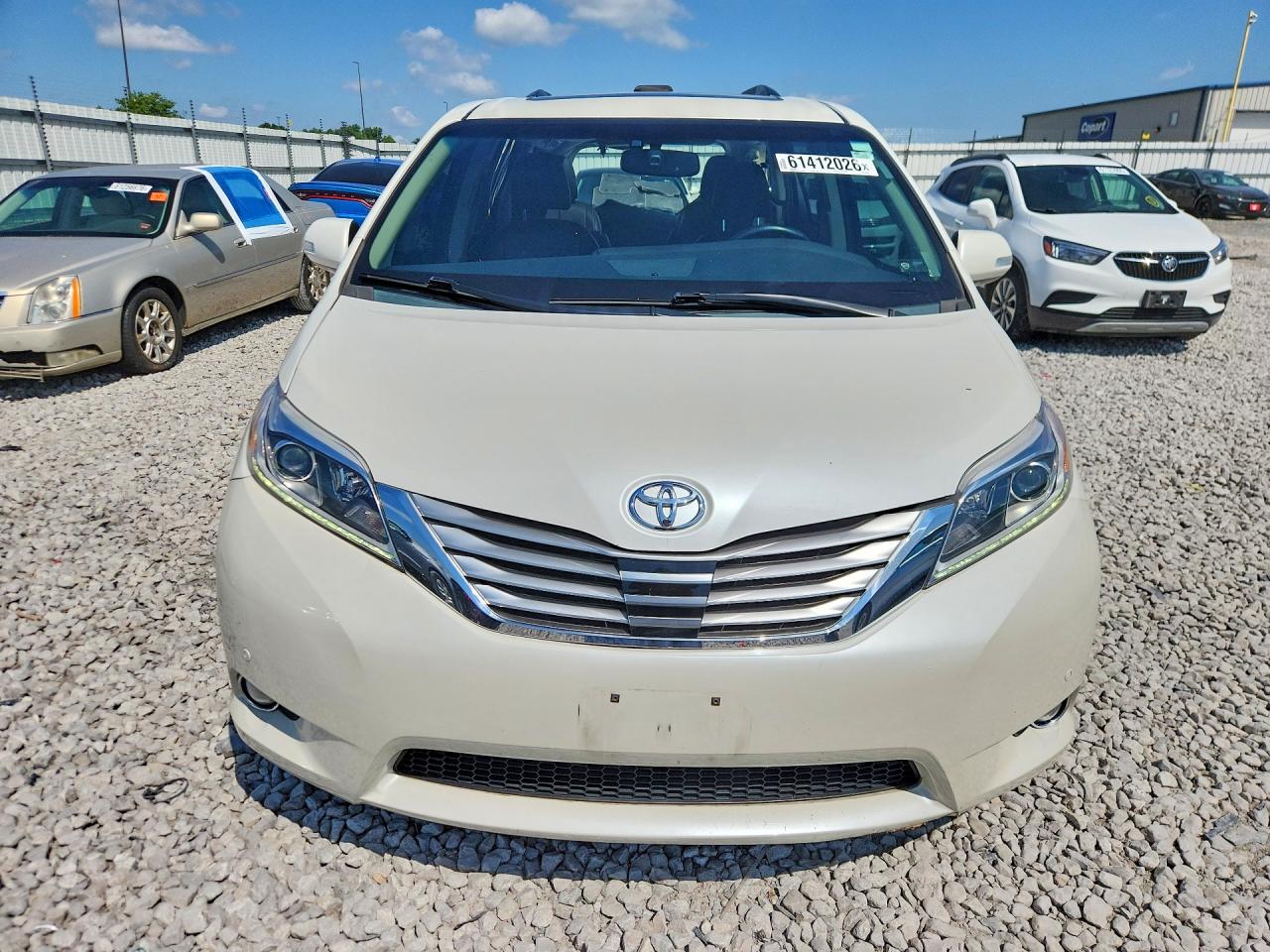2015 Toyota Sienna Limited Premium 7-passenger Белый vin: 5TDYK3DC6FS568245