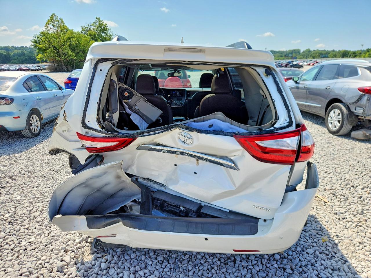 2015 Toyota Sienna Limited Premium 7-passenger Белый vin: 5TDYK3DC6FS568245