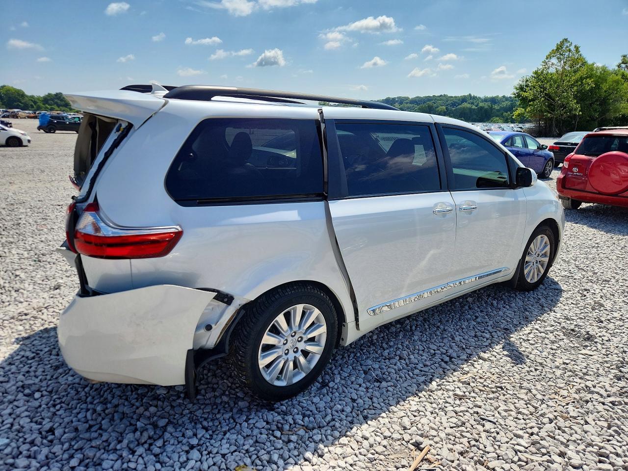 2015 Toyota Sienna Limited Premium 7-passenger Белый vin: 5TDYK3DC6FS568245