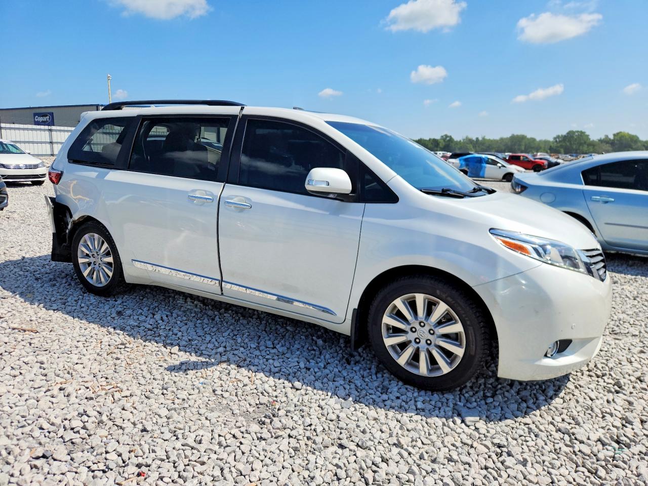 2015 Toyota Sienna Limited Premium 7-passenger Белый vin: 5TDYK3DC6FS568245