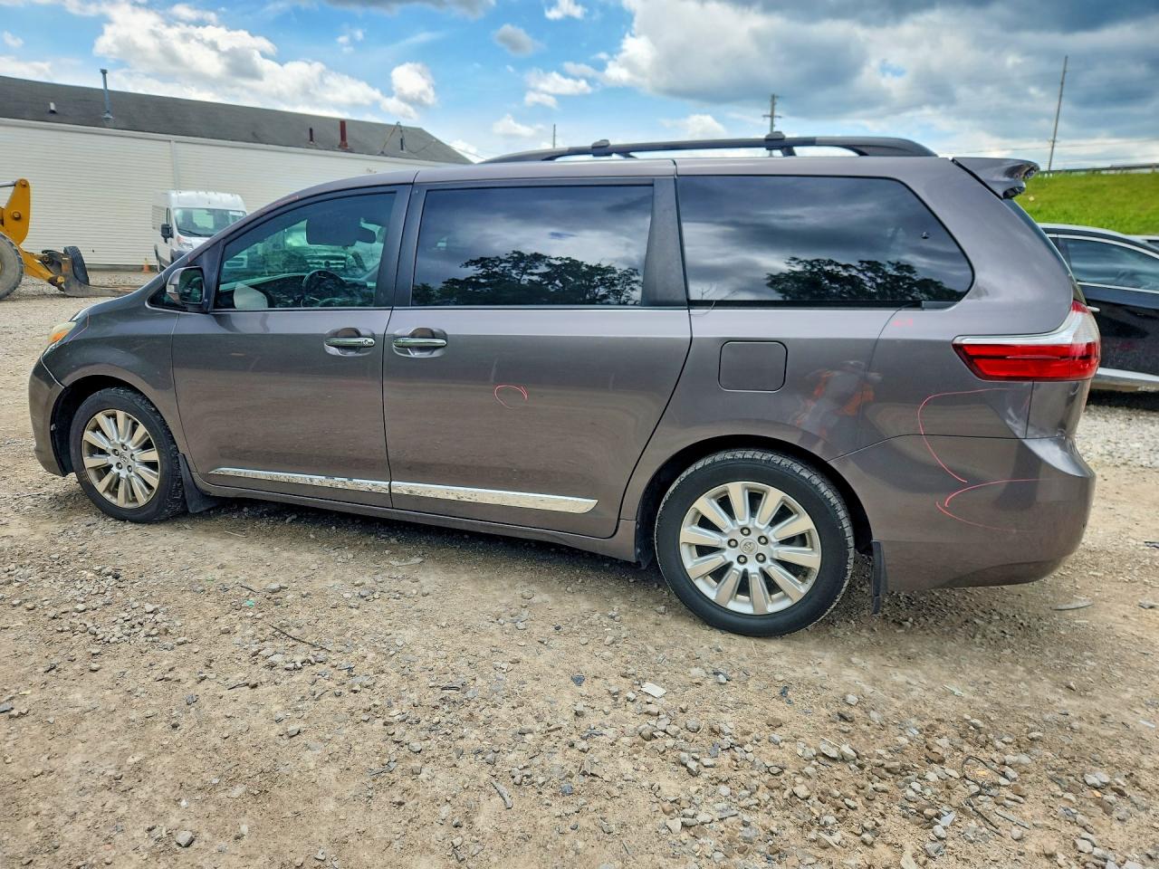 2015 Toyota Sienna Limited 7-passenger Gray vin: 5TDYK3DC6FS572960