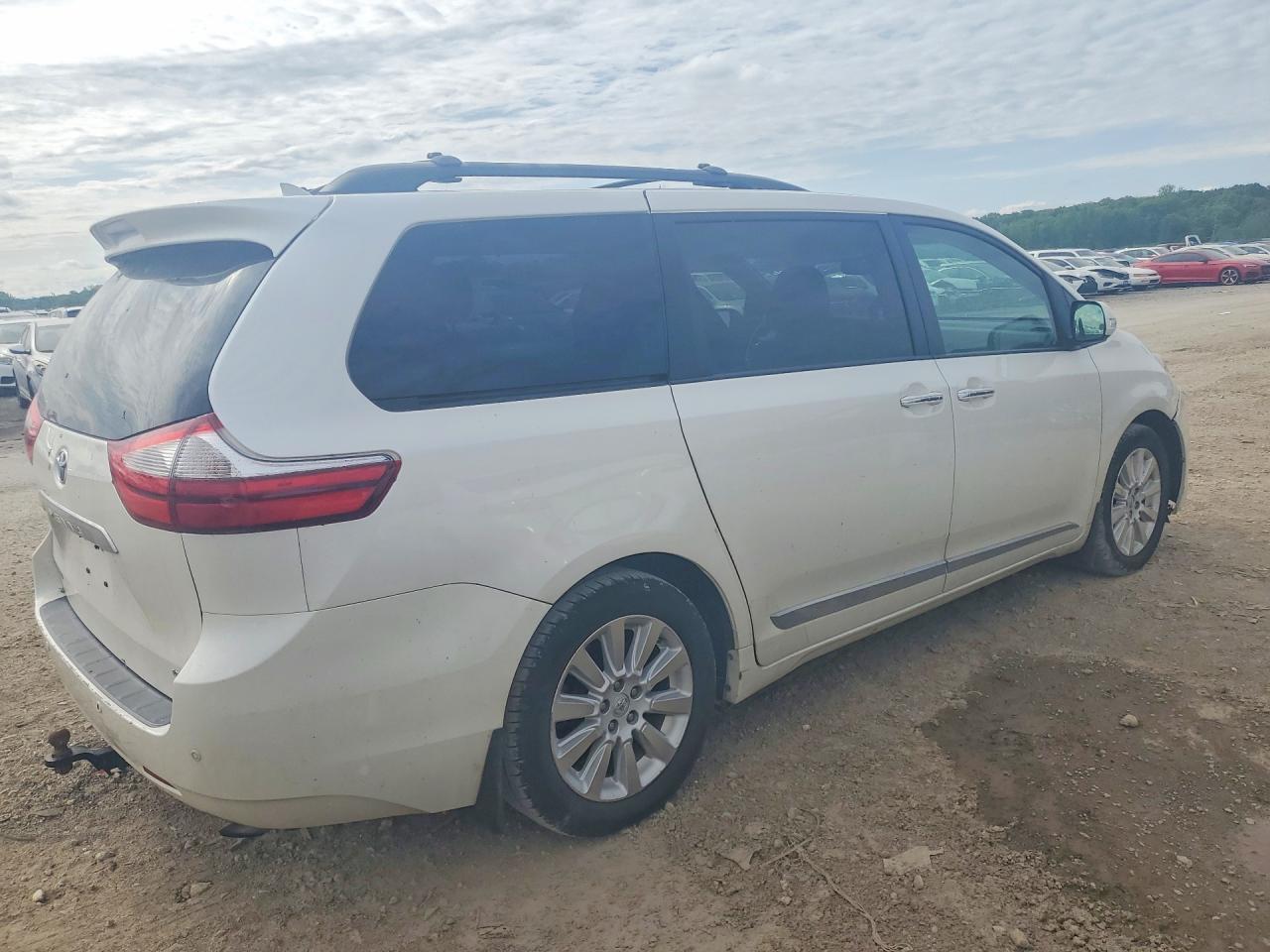 2015 Toyota Sienna Limited Premium 7-passenger White vin: 5TDYK3DC6FS625821