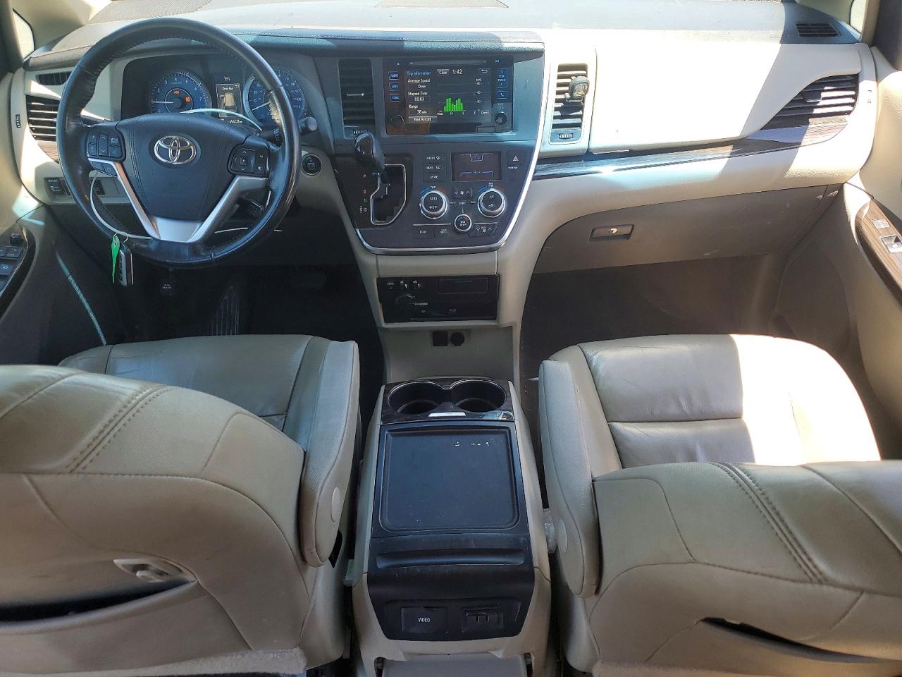 2015 Toyota Sienna Xle Premium 8-passenger White vin: 5TDYK3DC6FS671634