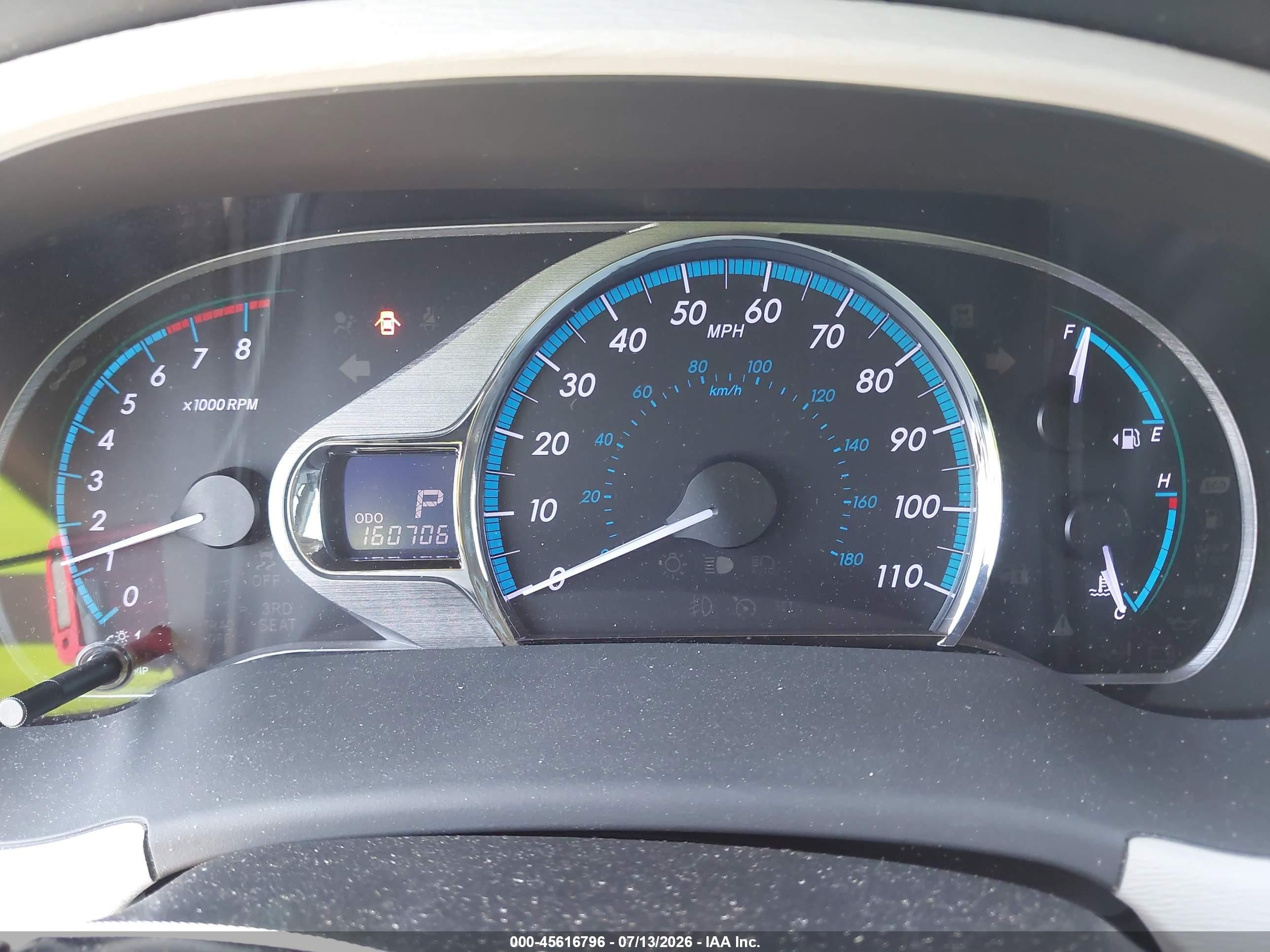 2012 Toyota Sienna Xle V6 8 Passenger Gray vin: 5TDYK3DC7CS237444