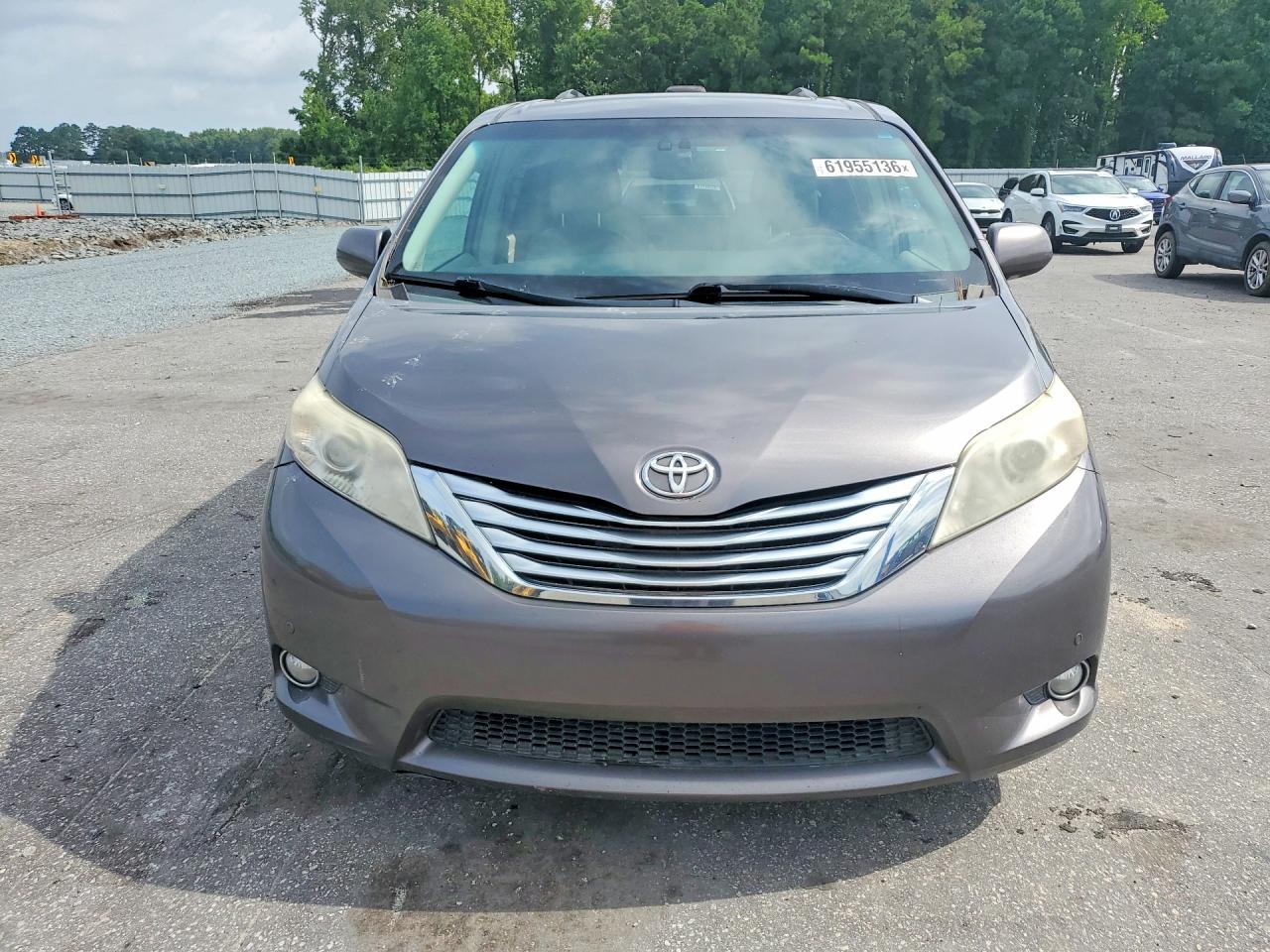 2012 Toyota Sienna Limited 7-passenger Gray vin: 5TDYK3DC7CS259265