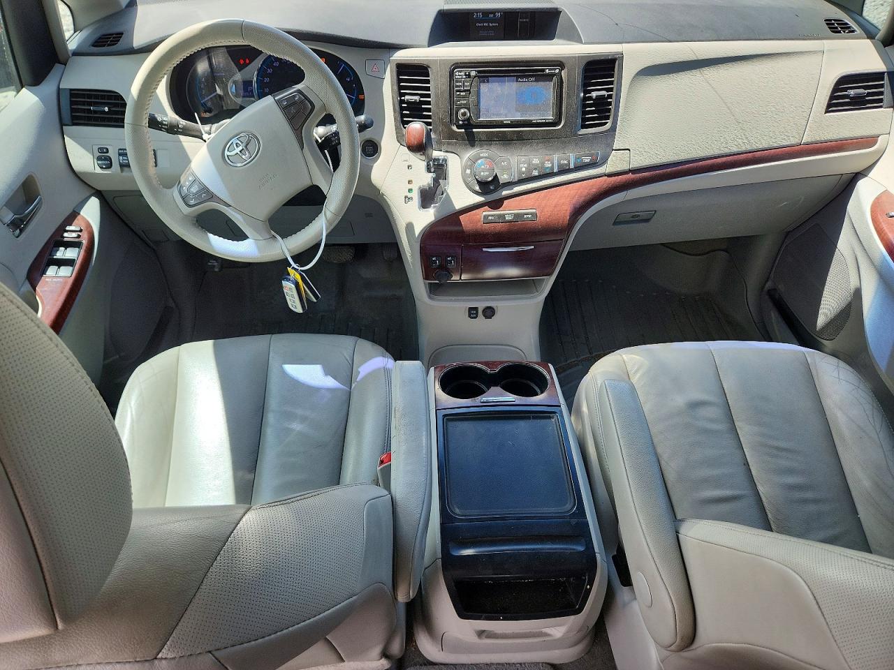 2012 Toyota Sienna Xle 8-passenger Gray vin: 5TDYK3DC7CS278589