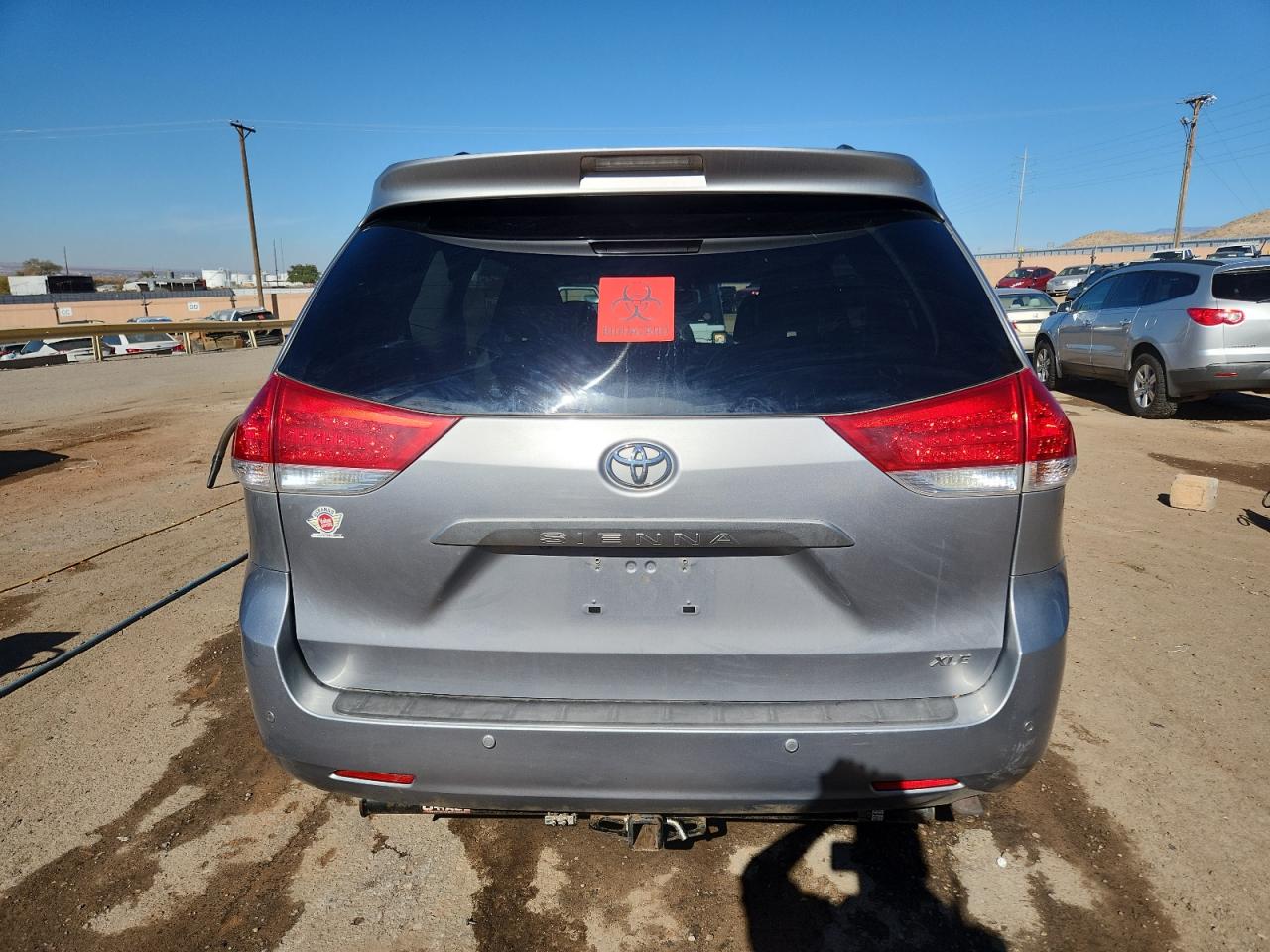 2013 Toyota Sienna Xle Silver vin: 5TDYK3DC7DS280912