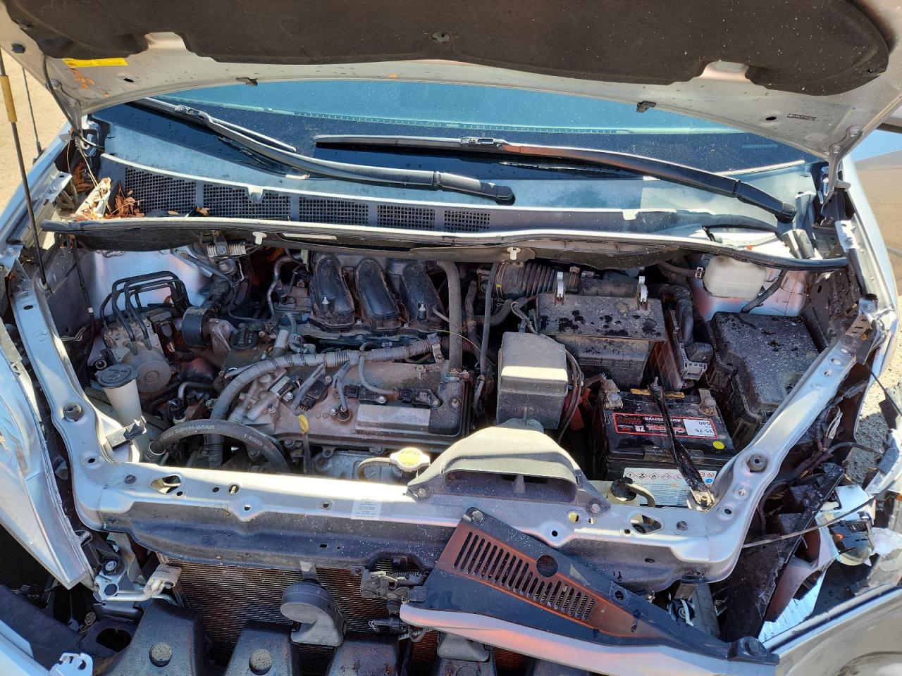 2013 Toyota Sienna Xle Silver vin: 5TDYK3DC7DS280912