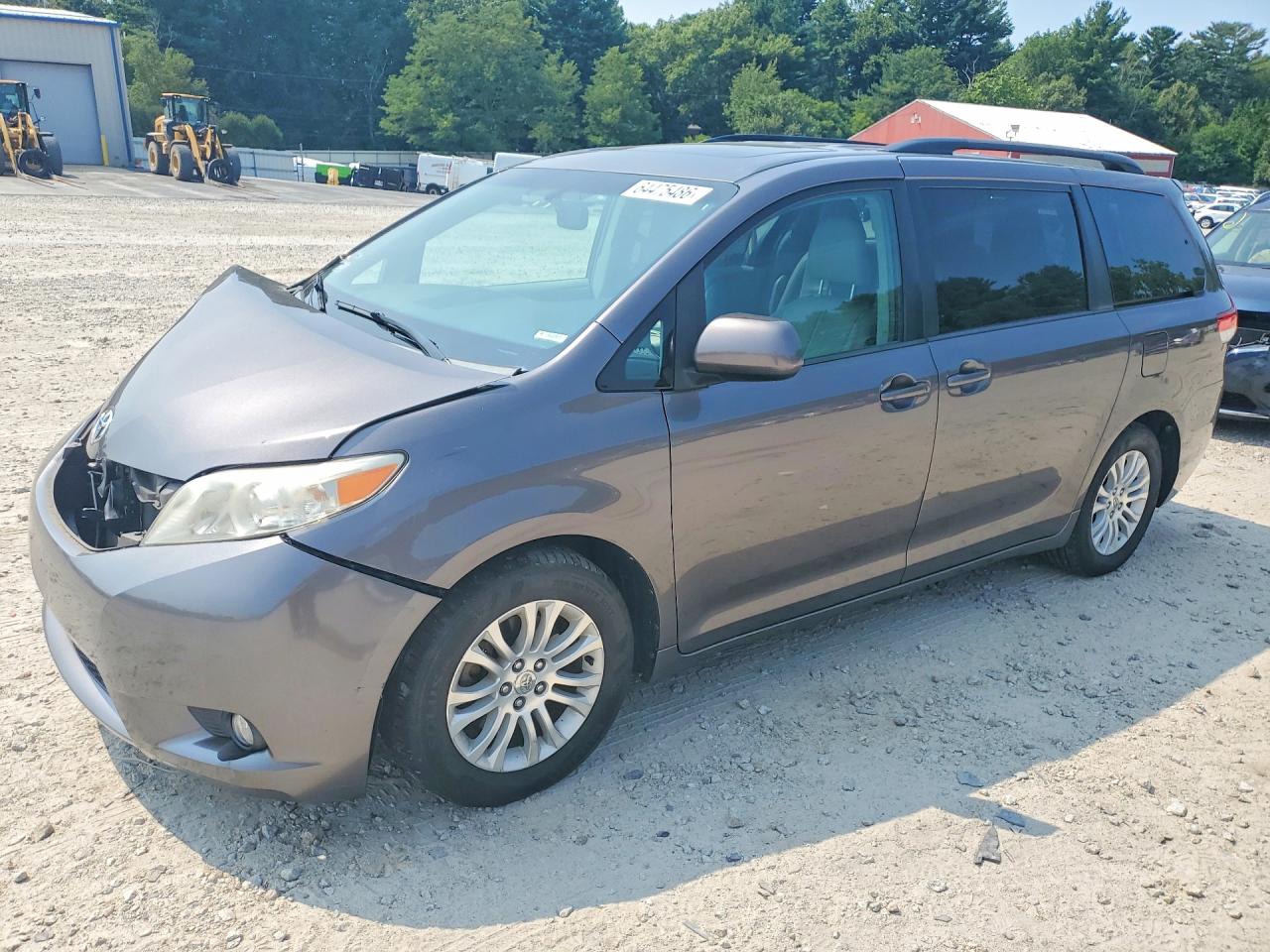 2014 Toyota Sienna Xle 8-passenger Gray vin: 5TDYK3DC7ES494963