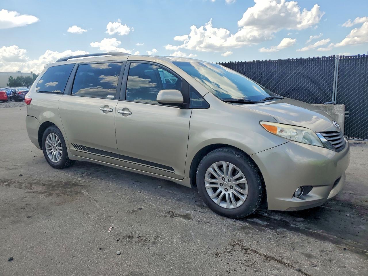 2015 Toyota Sienna Xle 8-passenger Gold vin: 5TDYK3DC7FS560073