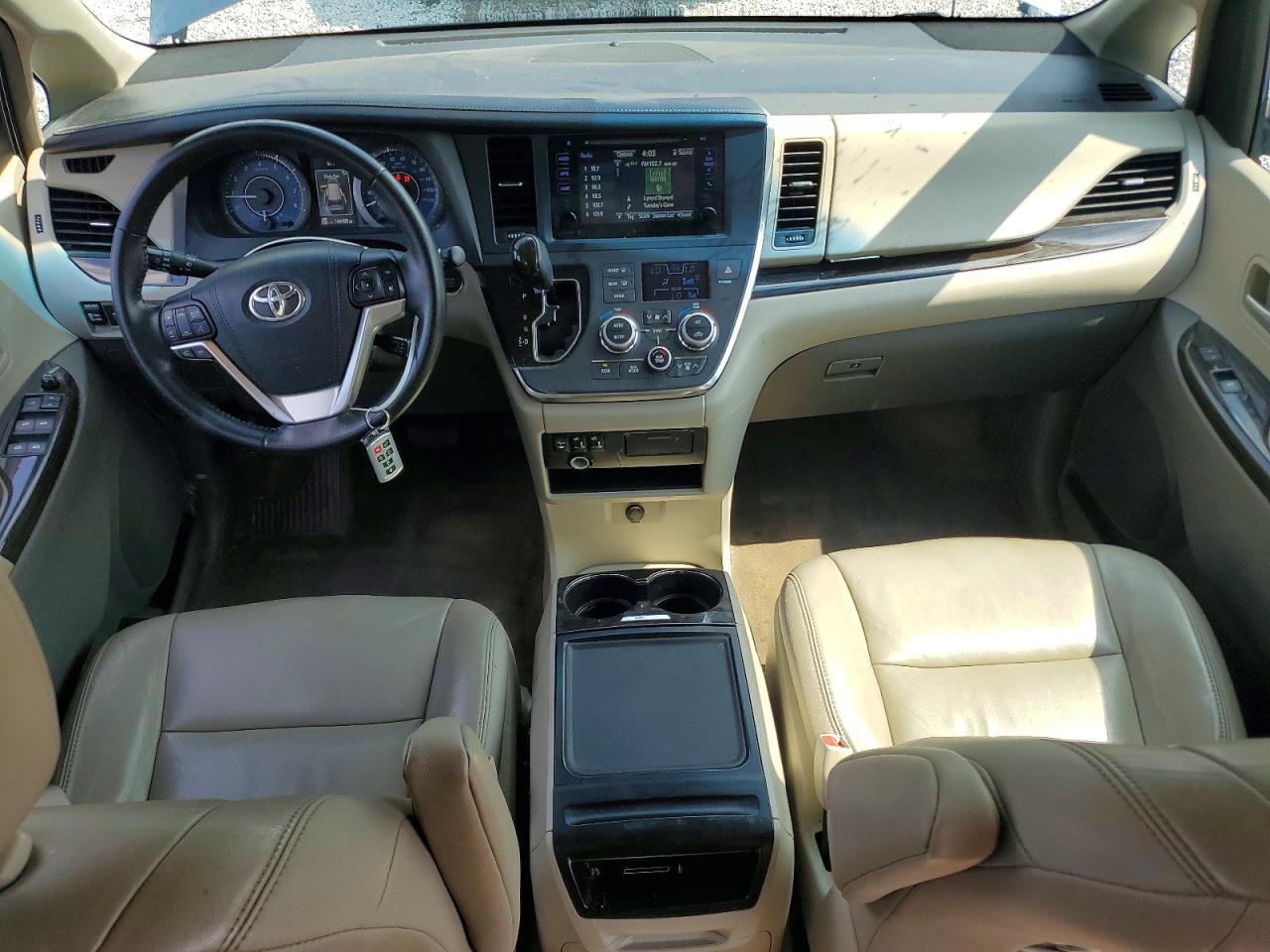 2015 Toyota Sienna Xle 8-passenger Синий vin: 5TDYK3DC7FS568254