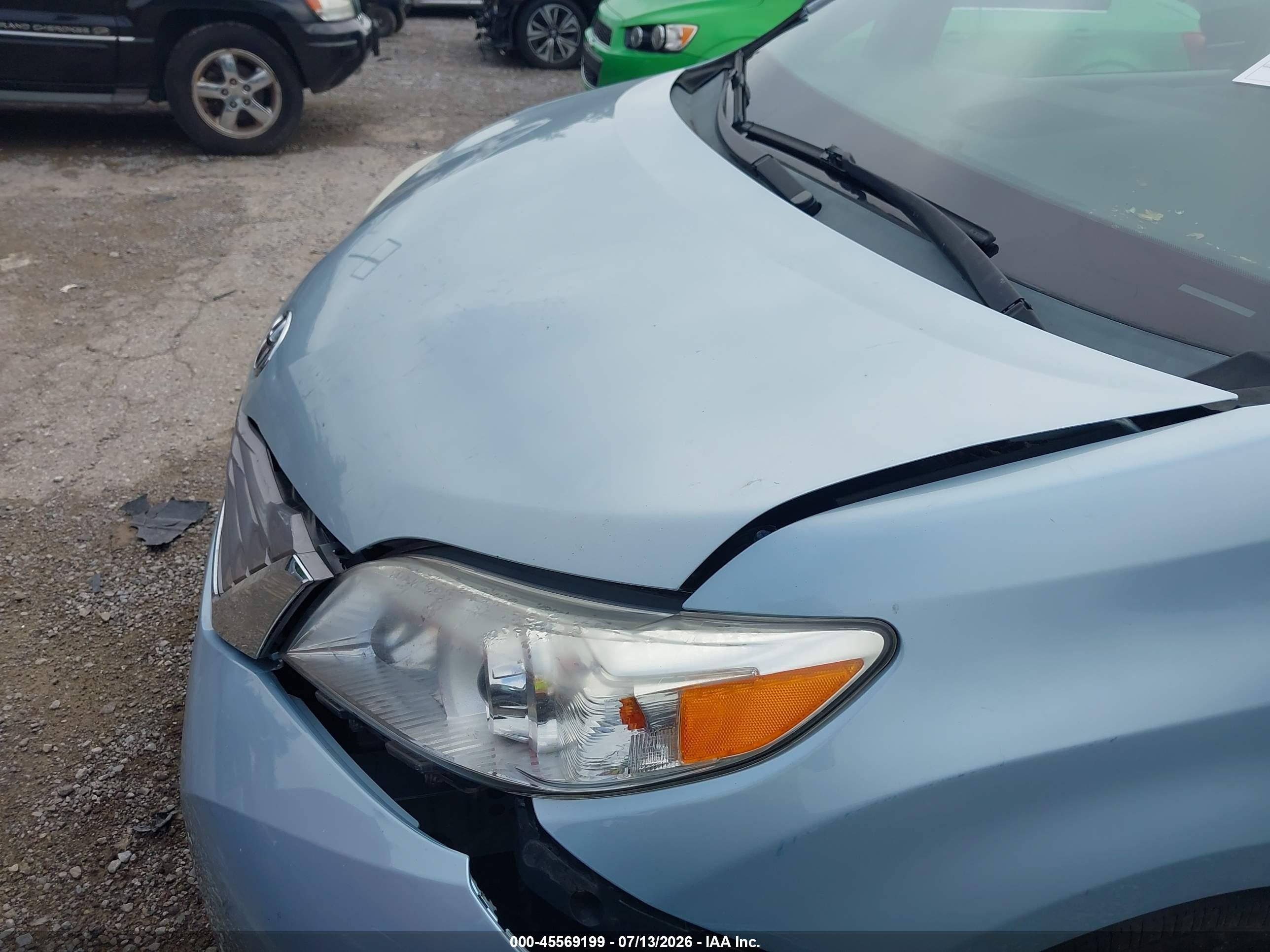 2015 Toyota Sienna Xle 8 Passenger Blue vin: 5TDYK3DC7FS644474