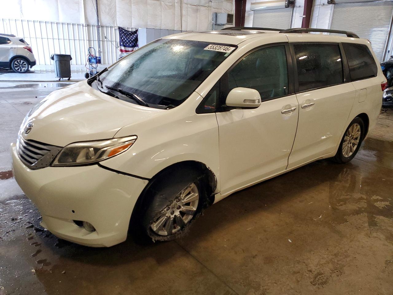 2015 Toyota Sienna Limited Premium 7-passenger White vin: 5TDYK3DC7FS650551