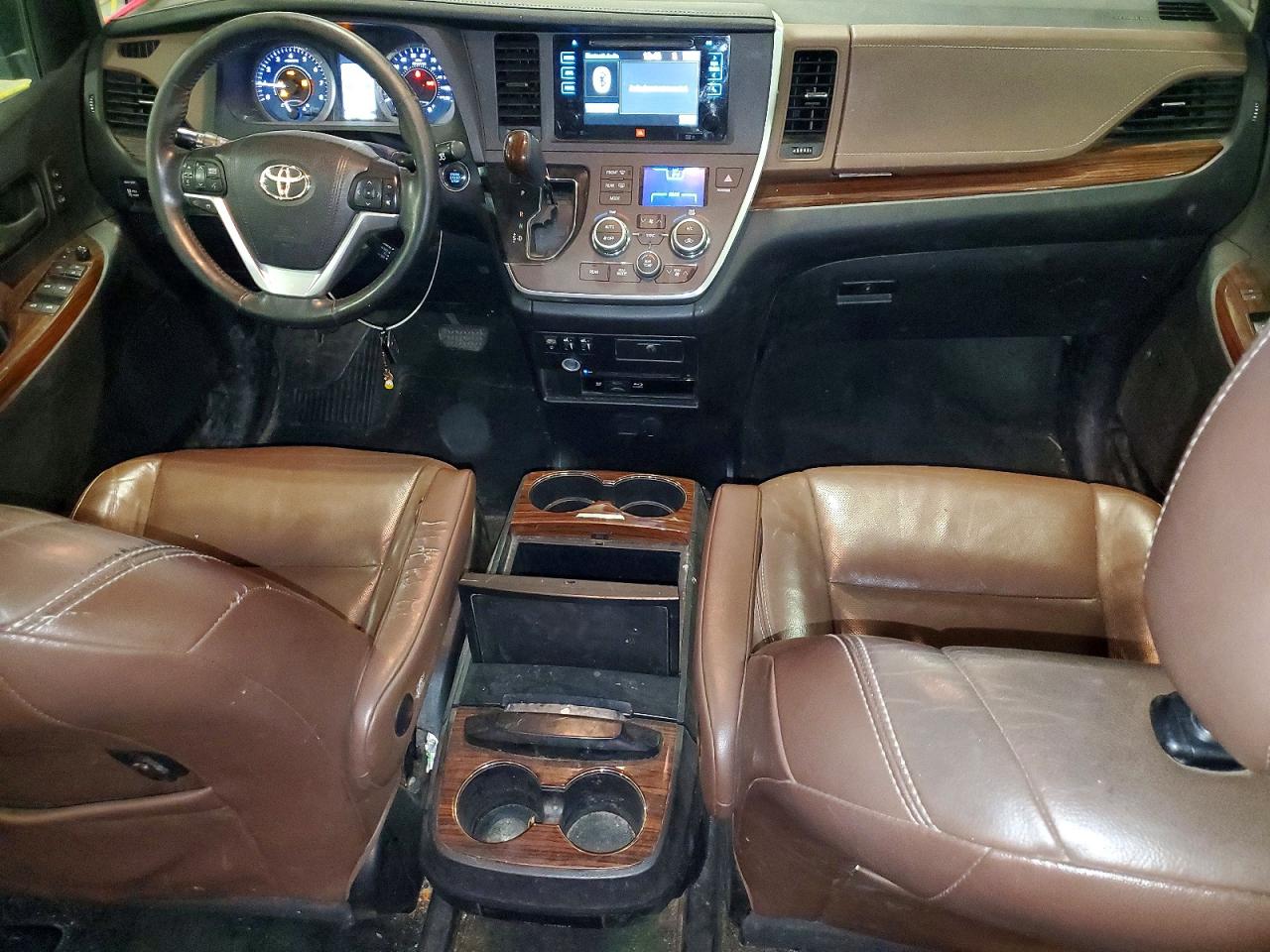 2015 Toyota Sienna Limited Premium 7-passenger White vin: 5TDYK3DC7FS650551