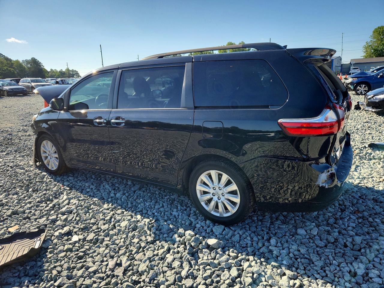 2015 Toyota Sienna Limited Premium 7-passenger Black vin: 5TDYK3DC7FS664448