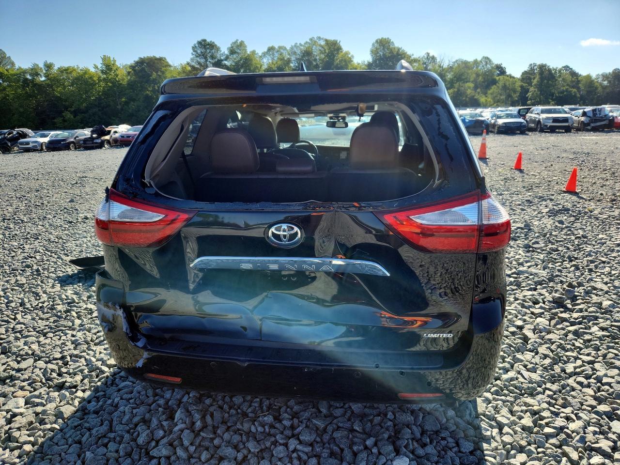 2015 Toyota Sienna Limited Premium 7-passenger Black vin: 5TDYK3DC7FS664448