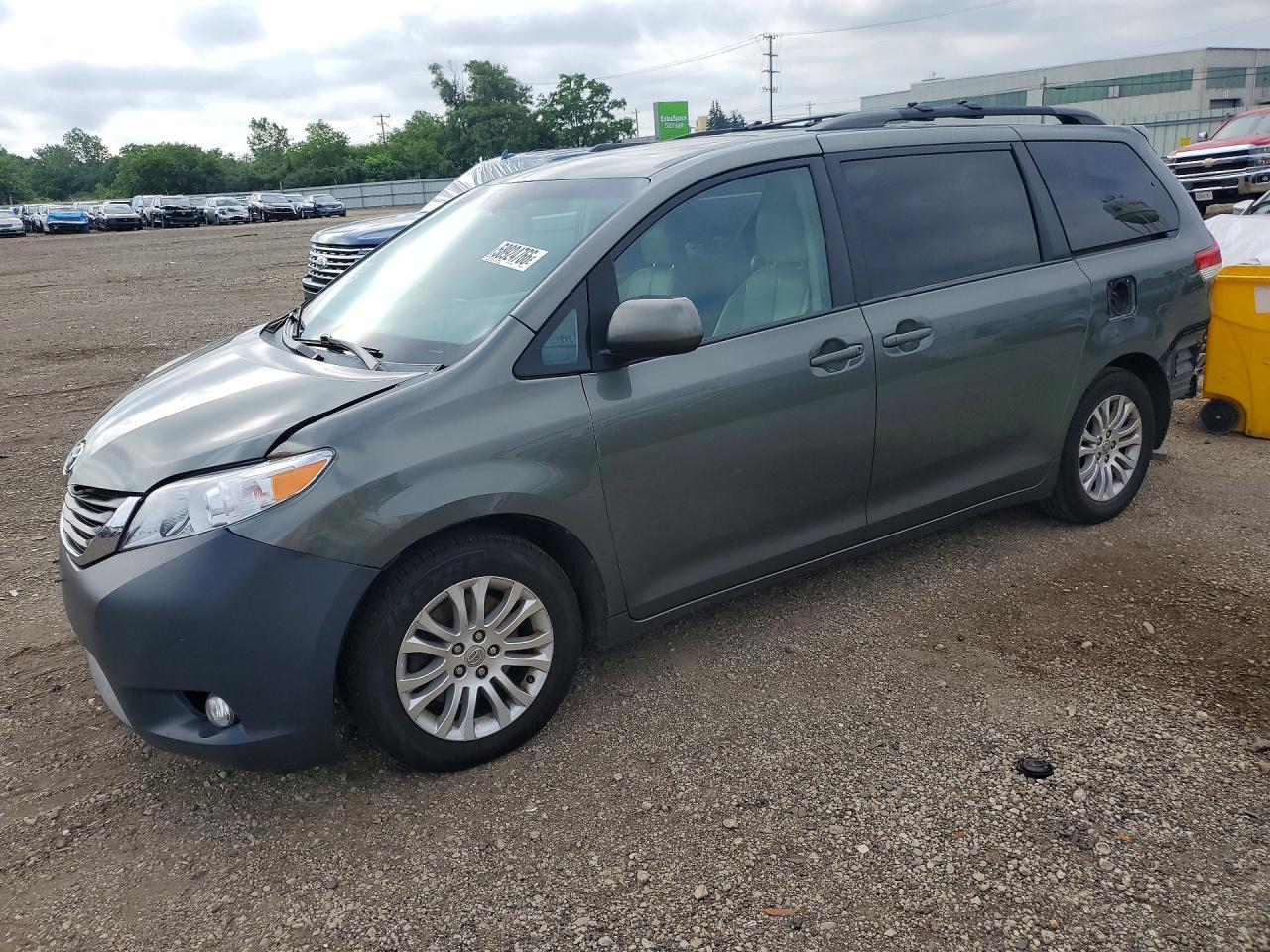 2013 Toyota Sienna Xle 8-passenger Charcoal vin: 5TDYK3DC8DS336985