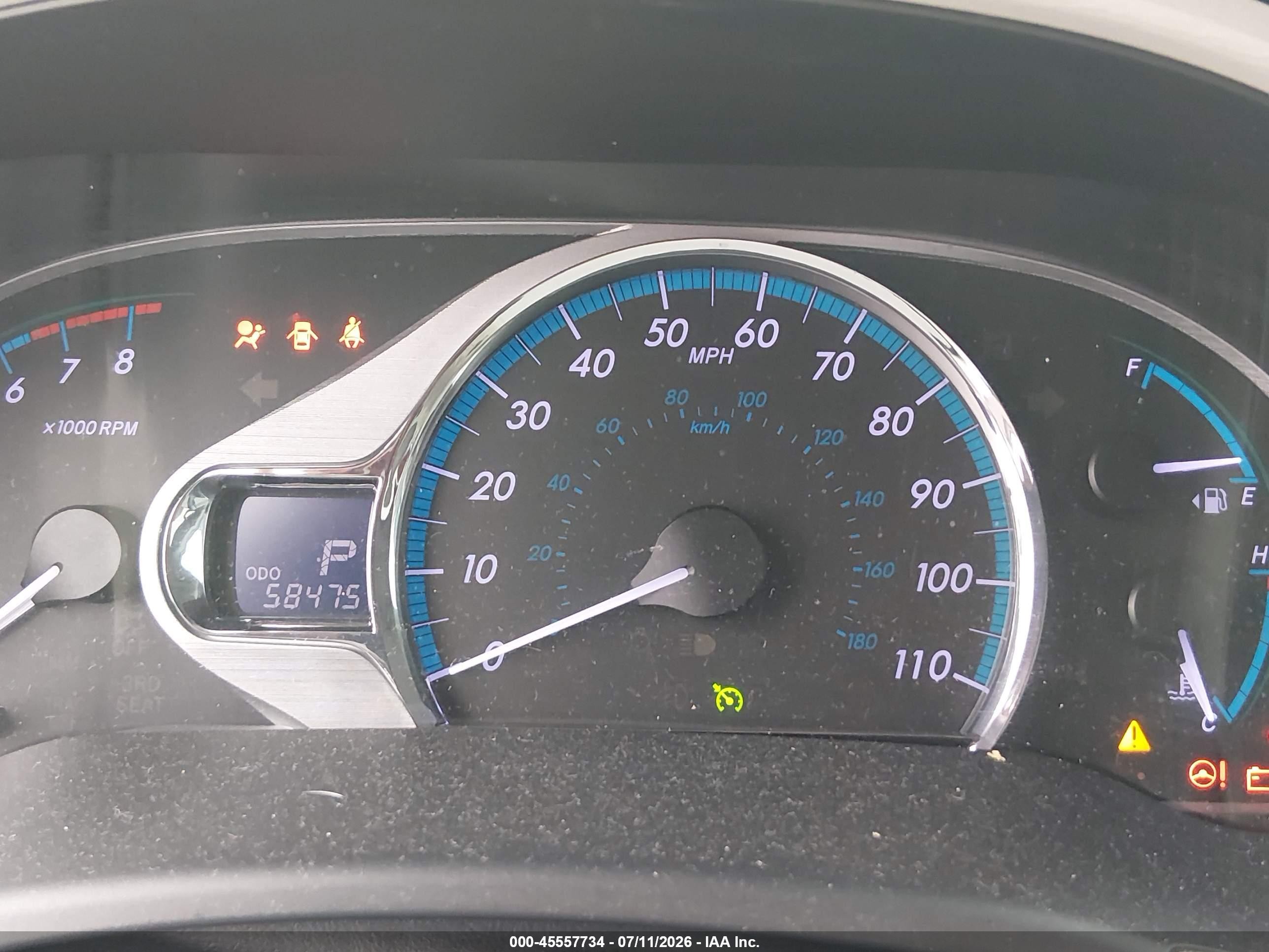2013 Toyota Sienna Limited V6 7 Passenger Red vin: 5TDYK3DC8DS397155