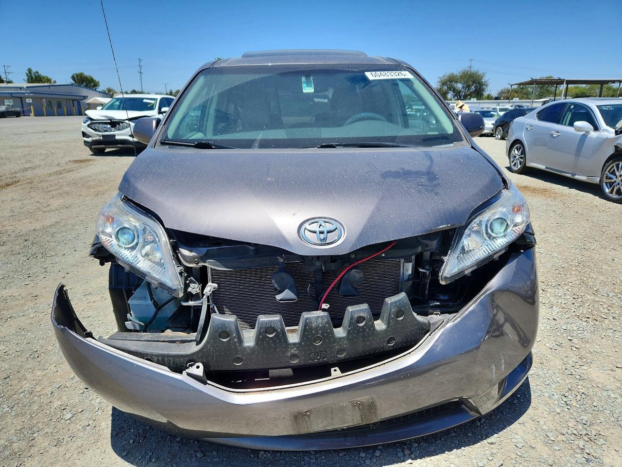 2014 Toyota Sienna Xle 8-passenger Gray vin: 5TDYK3DC8ES425246