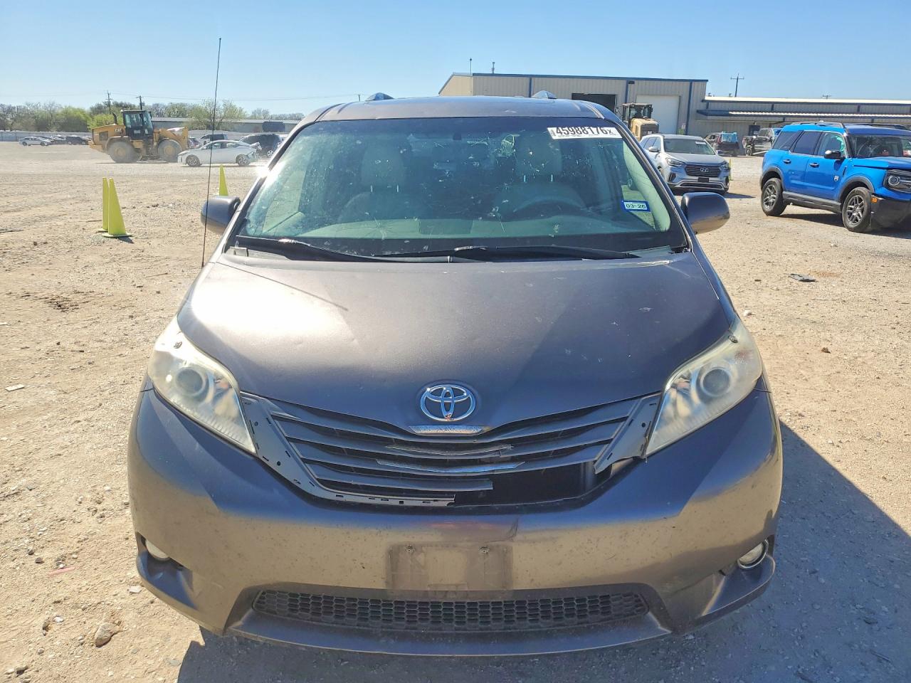 2014 Toyota Sienna Xle 8-passenger Gray vin: 5TDYK3DC8ES461177