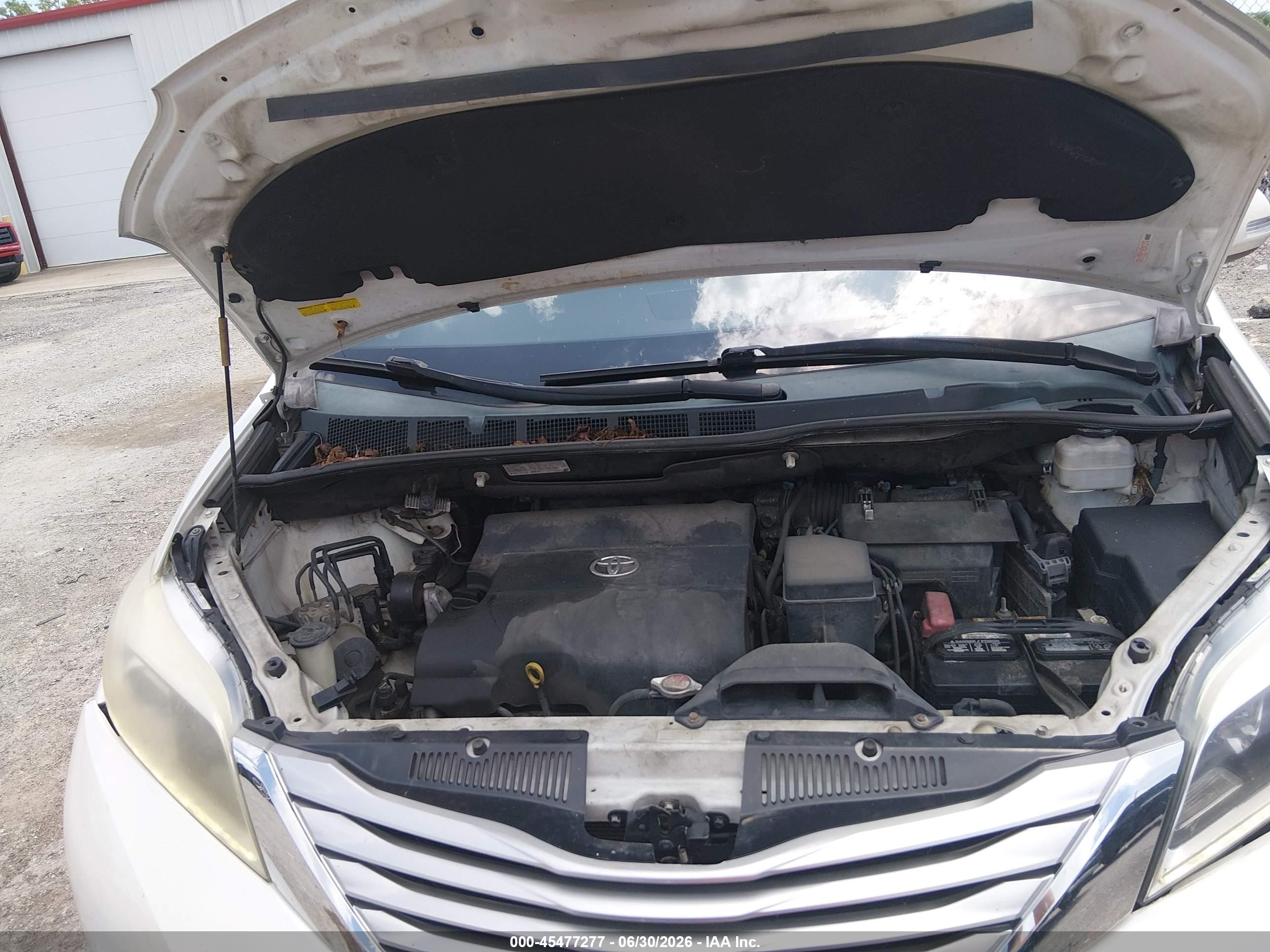 2015 Toyota Sienna Limited Premium 7 Passenger Белый vin: 5TDYK3DC8FS570692
