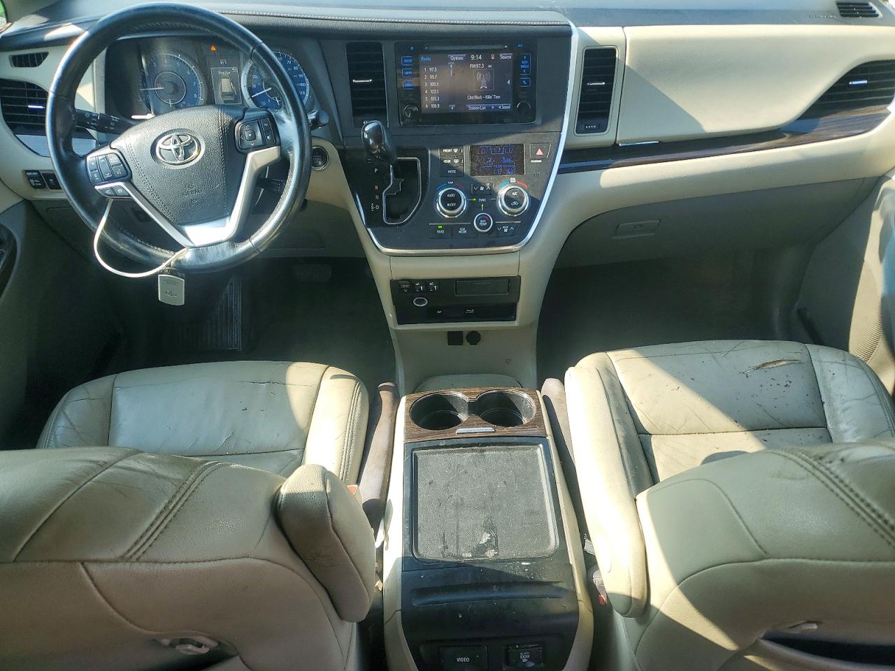 2015 Toyota Sienna Xle Premium 8-passenger White vin: 5TDYK3DC8FS602976
