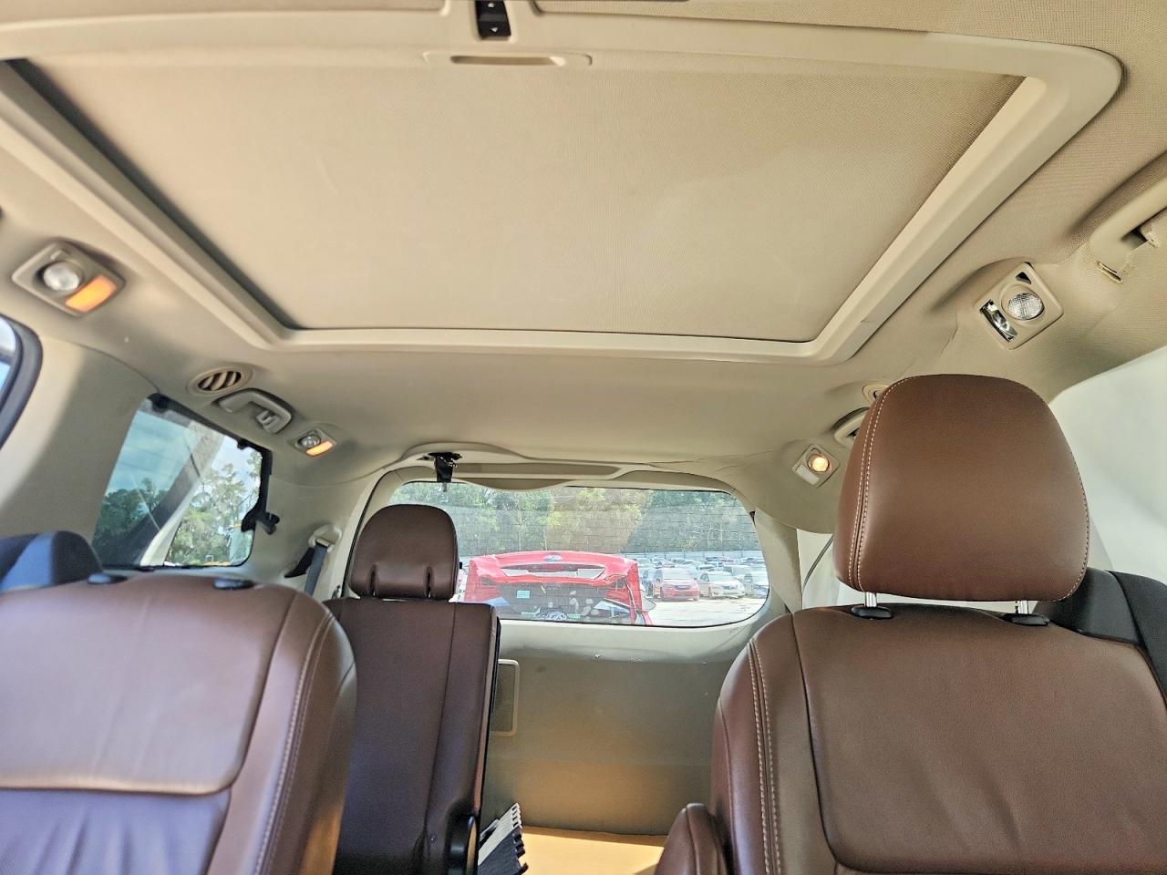 2015 Toyota Sienna Limited Premium 7-passenger White vin: 5TDYK3DC8FS622273