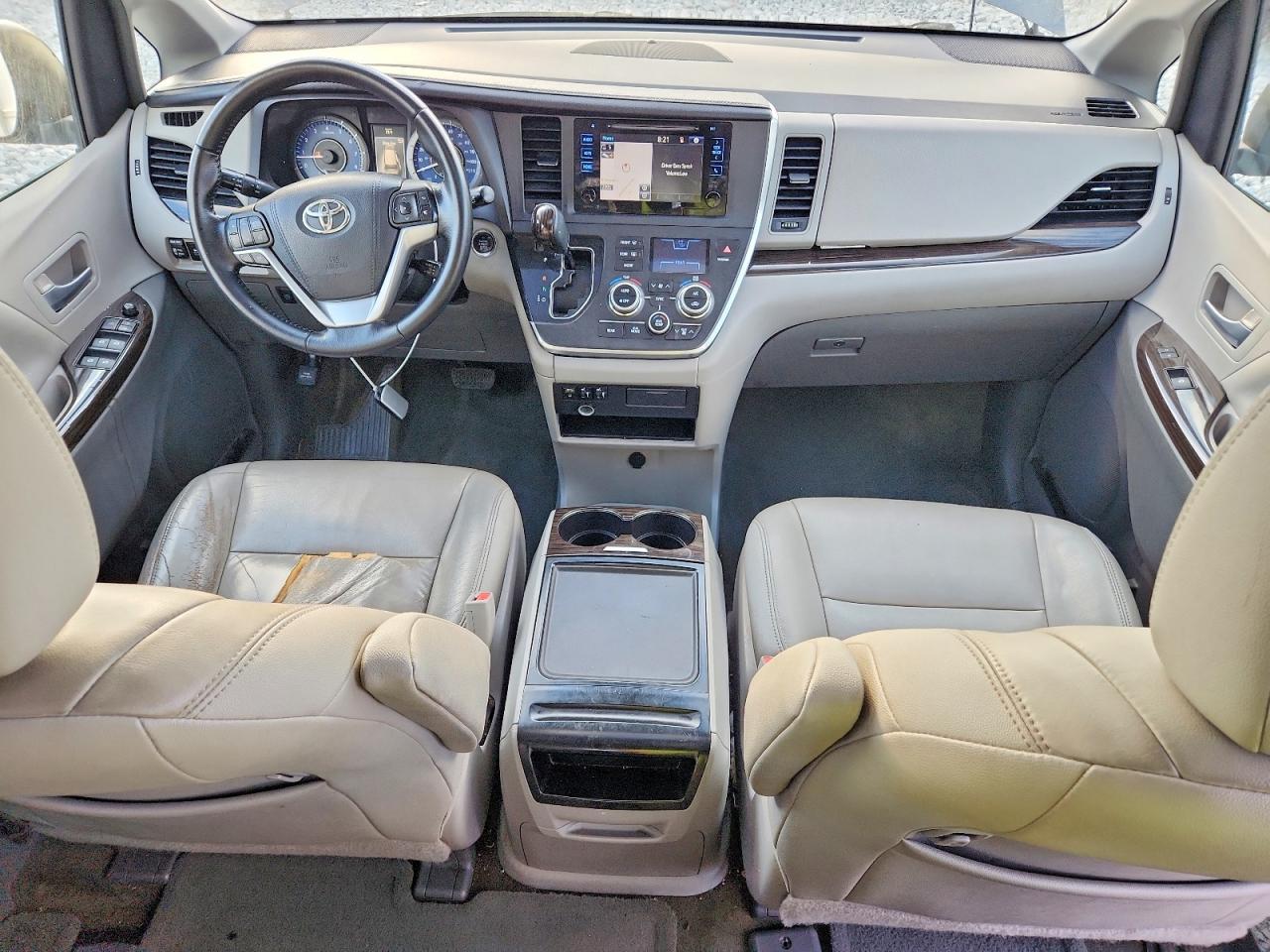 2015 Toyota Sienna Xle 8-passenger Gray vin: 5TDYK3DC8FS633645