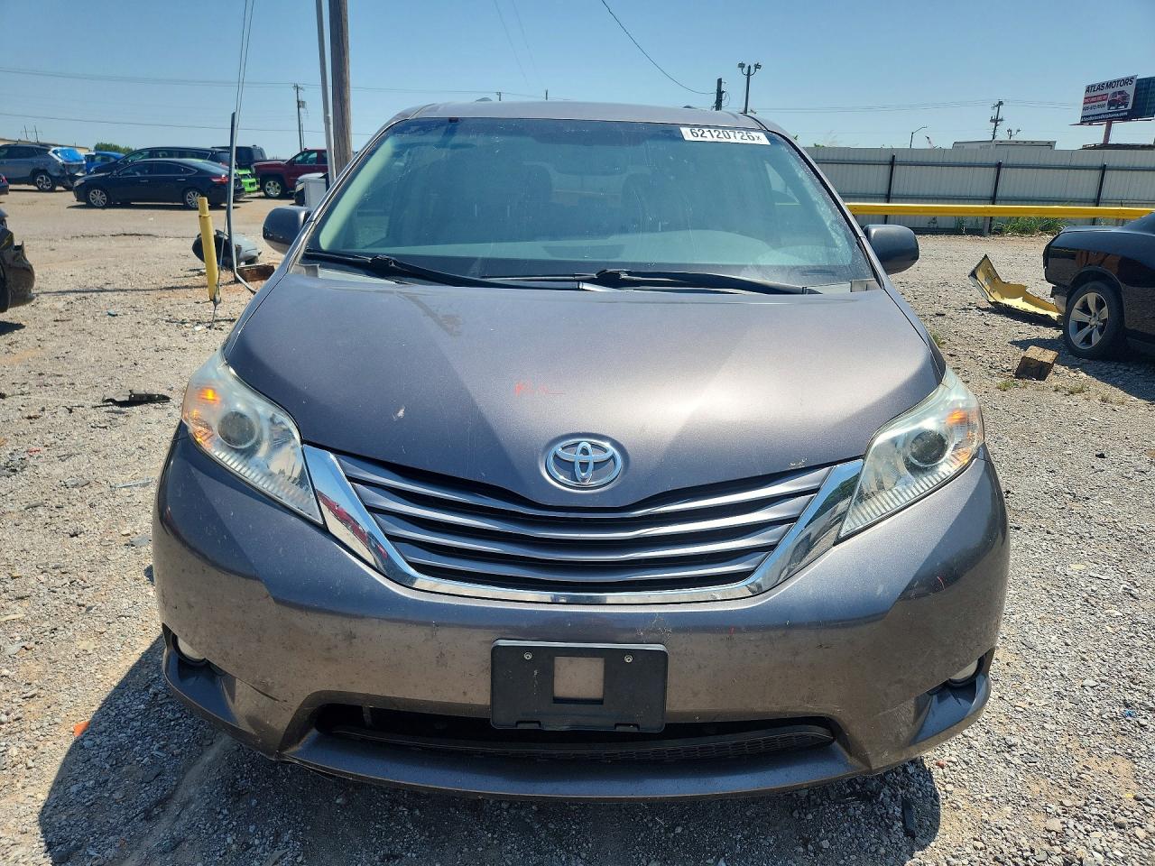2015 Toyota Sienna Xle 8-passenger Gray vin: 5TDYK3DC8FS641809