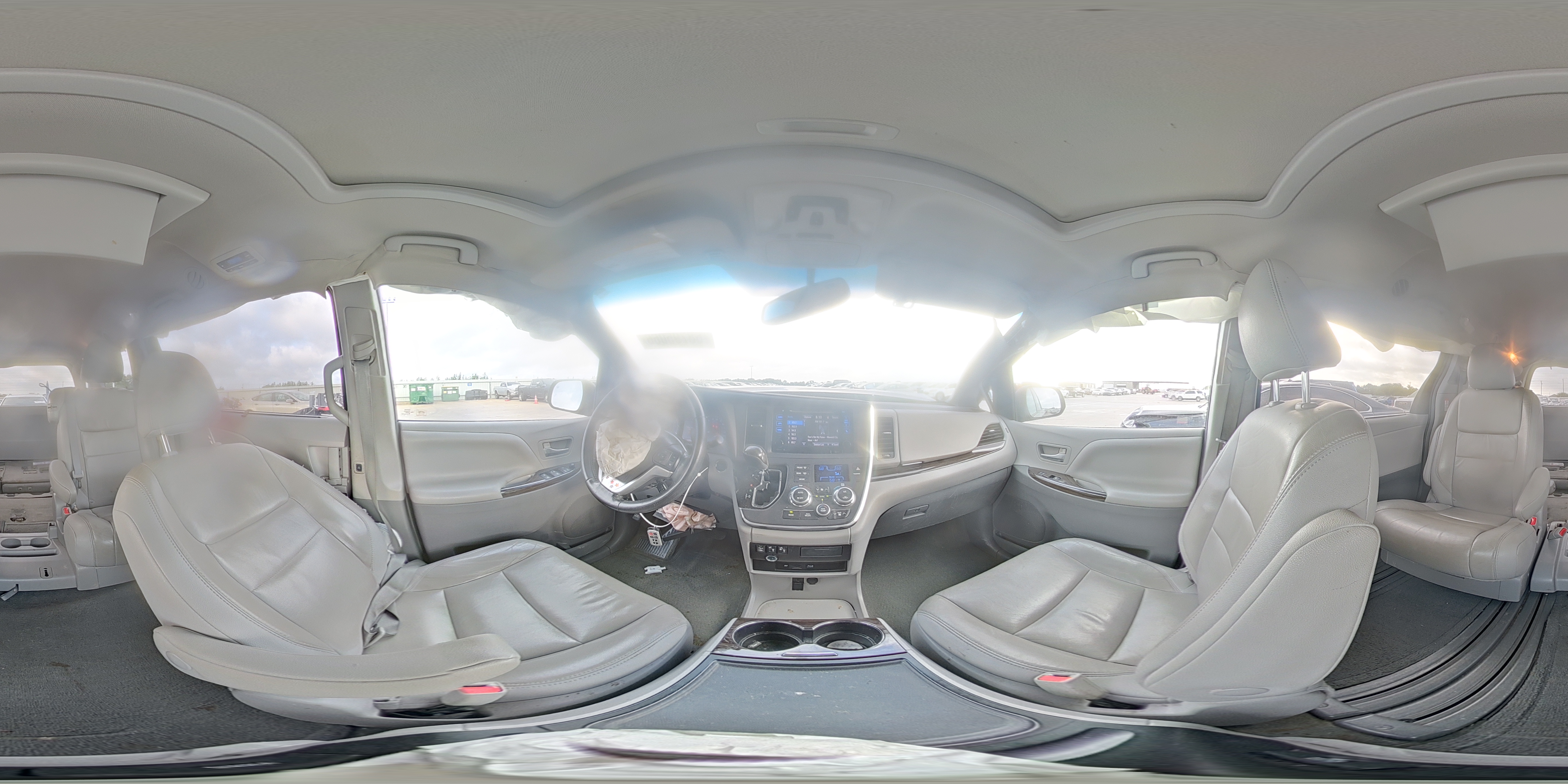 2015 Toyota Sienna Xle Premium 8-passenger Tan vin: 5TDYK3DC8FS677676