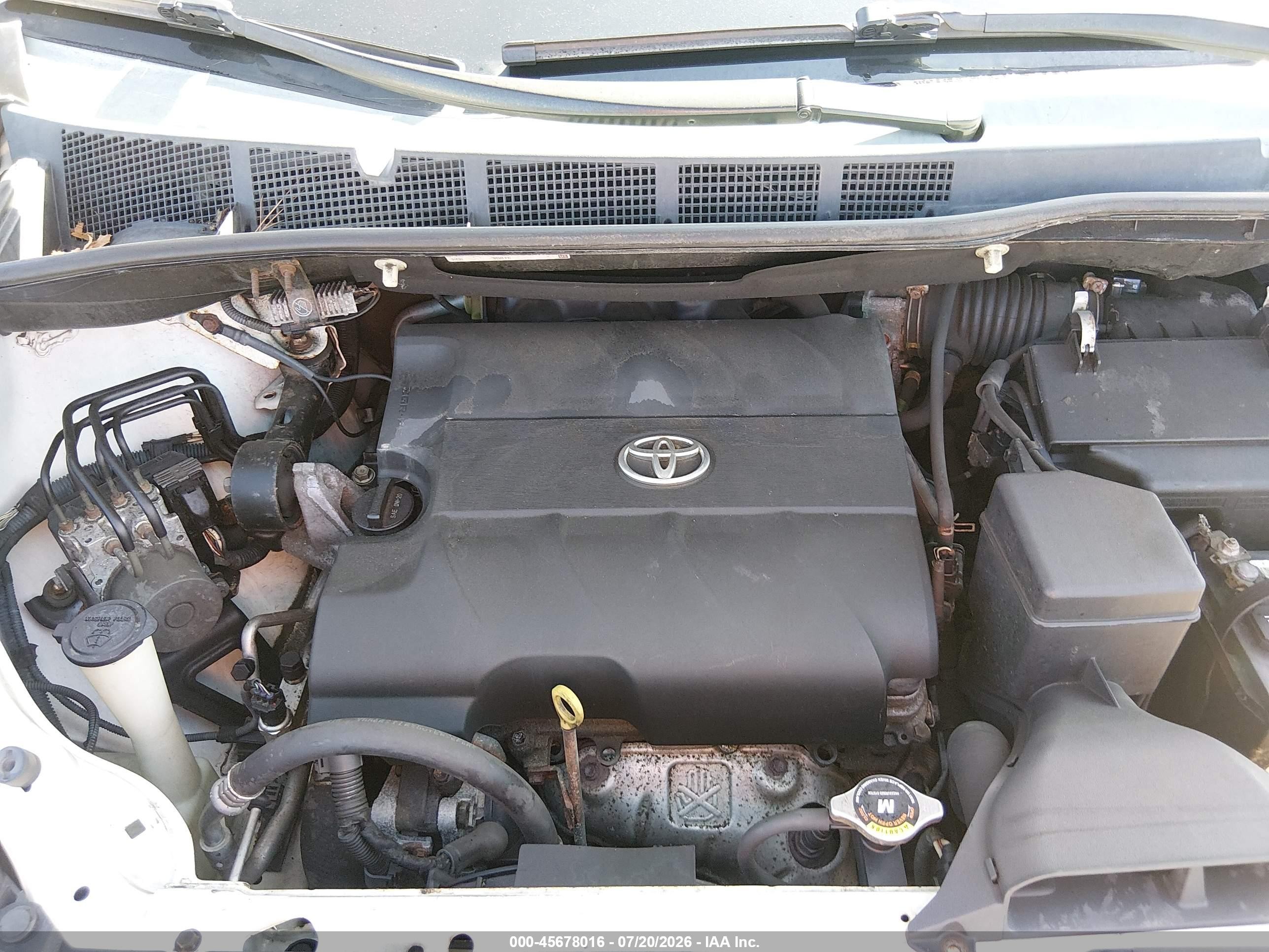 2013 Toyota Sienna Xle V6 8 Passenger White vin: 5TDYK3DC9DS315529