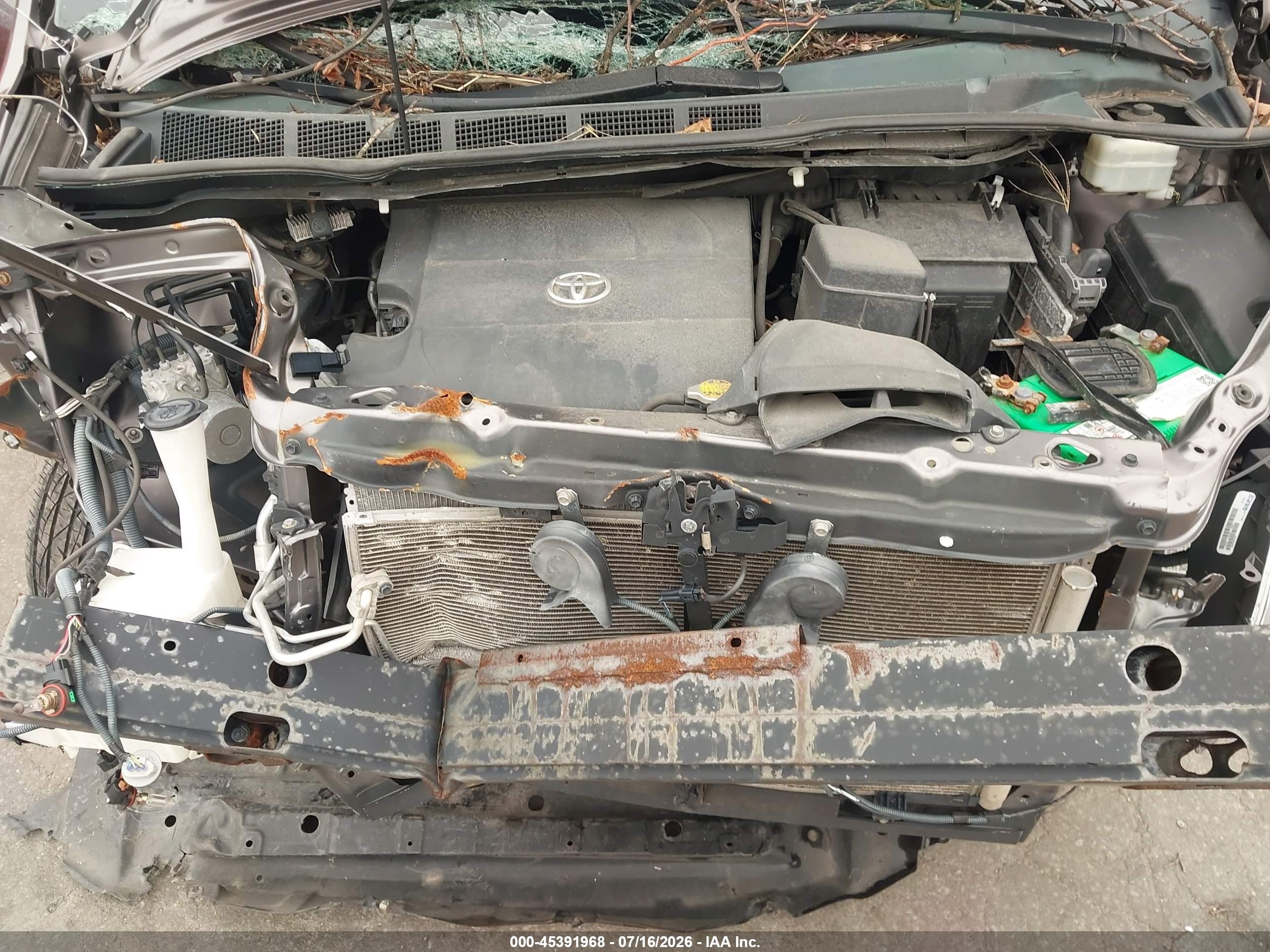 2014 Toyota Sienna Xle V6 8 Passenger Серый vin: 5TDYK3DC9ES523993