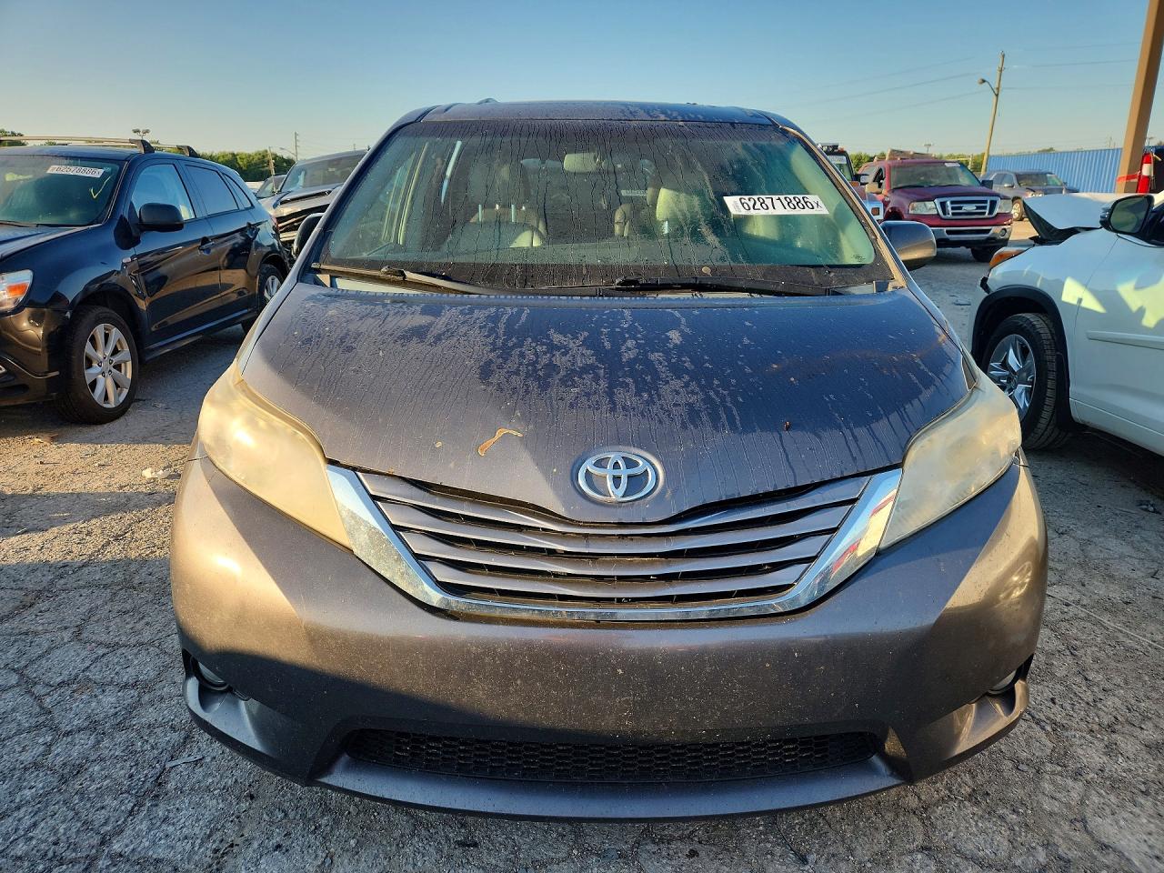 2015 Toyota Sienna Xle Premium 8-passenger Gray vin: 5TDYK3DC9FS567073