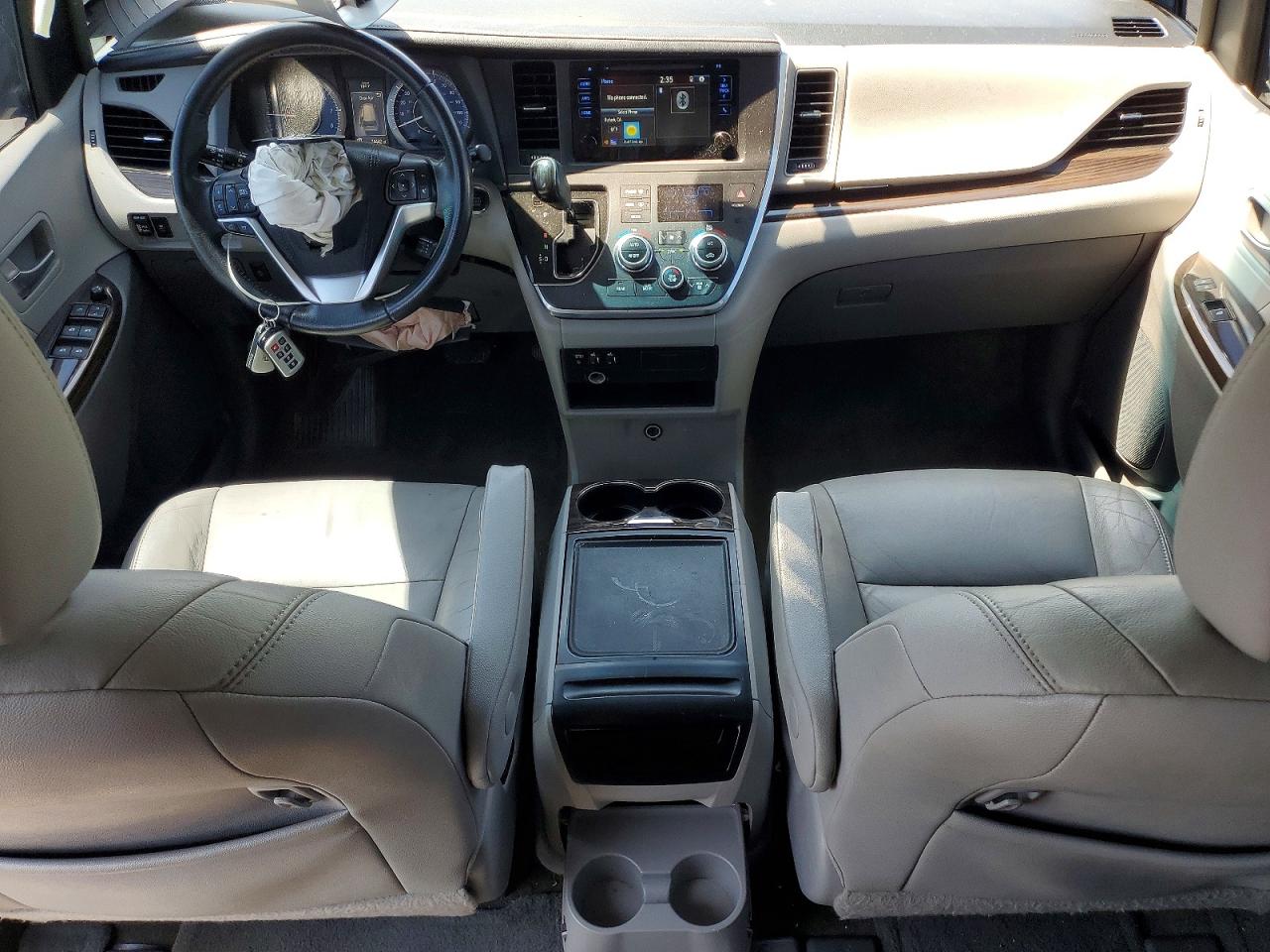 2015 Toyota Sienna Xle 8-passenger Blue vin: 5TDYK3DC9FS625585