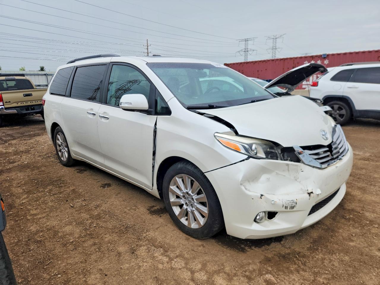 2015 Toyota Sienna Limited Premium 7-passenger White vin: 5TDYK3DC9FS632942